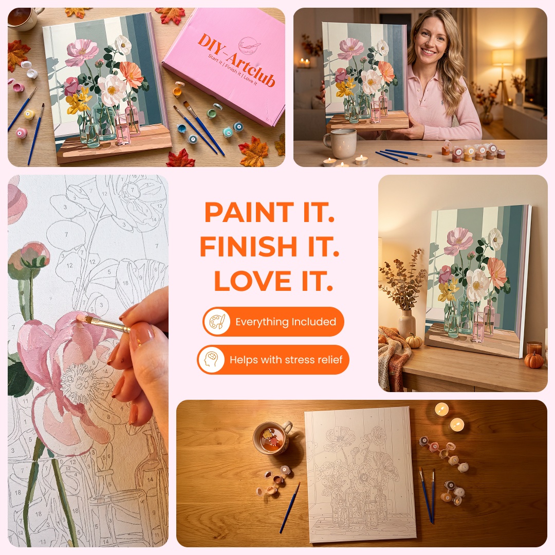 Diy Art Club Facebook ad: Paint by Numbers Kits for All Ages | DIY Art club