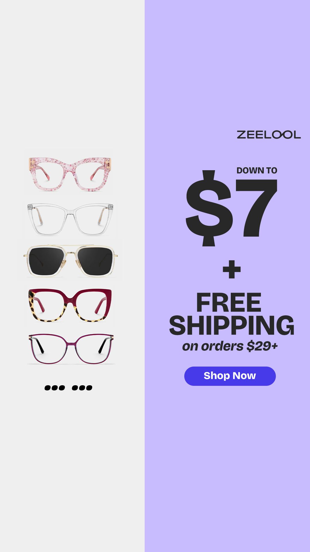 Zeelool Facebook ad