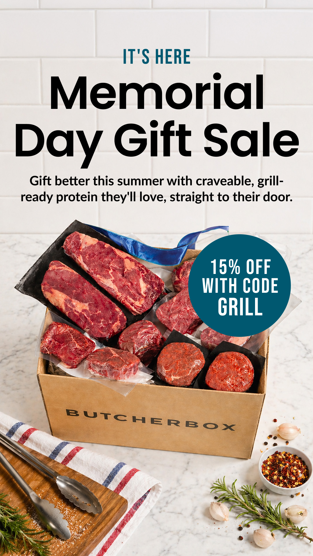 ButcherBox Facebook ad