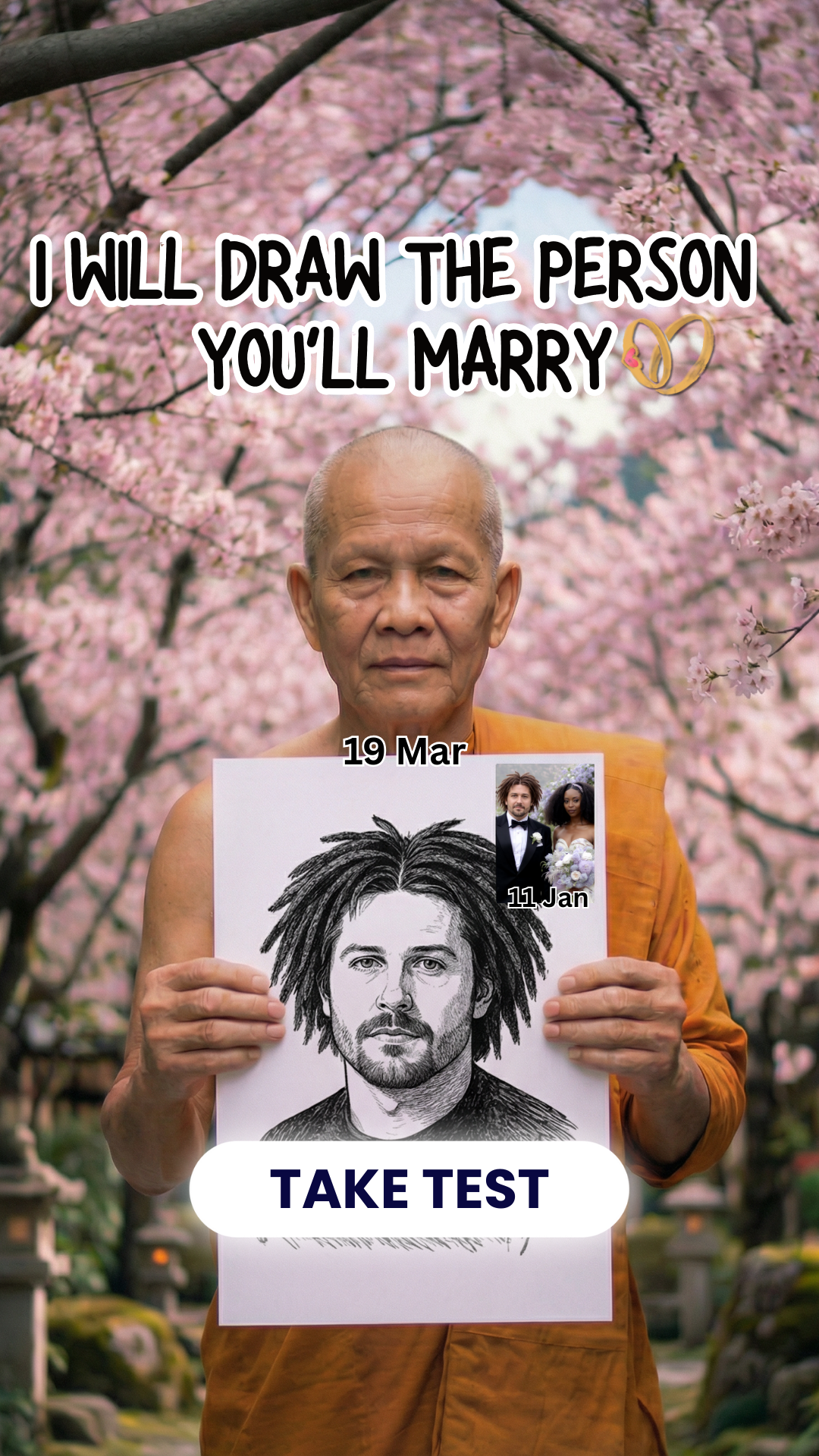 Soulmate Drawing Facebook ad: Take quiz and check it out!