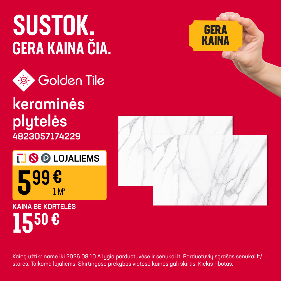Senukai Facebook ad