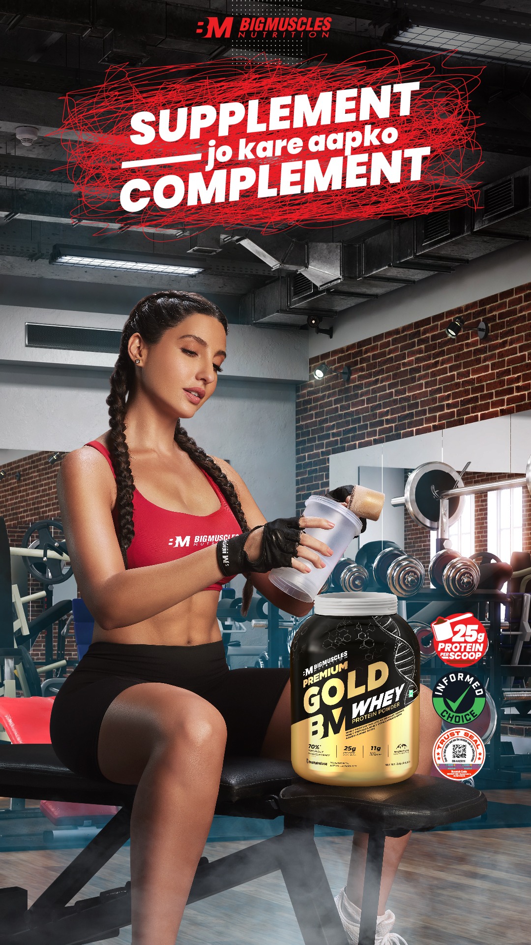 BigMuscles Nutrition Facebook ad