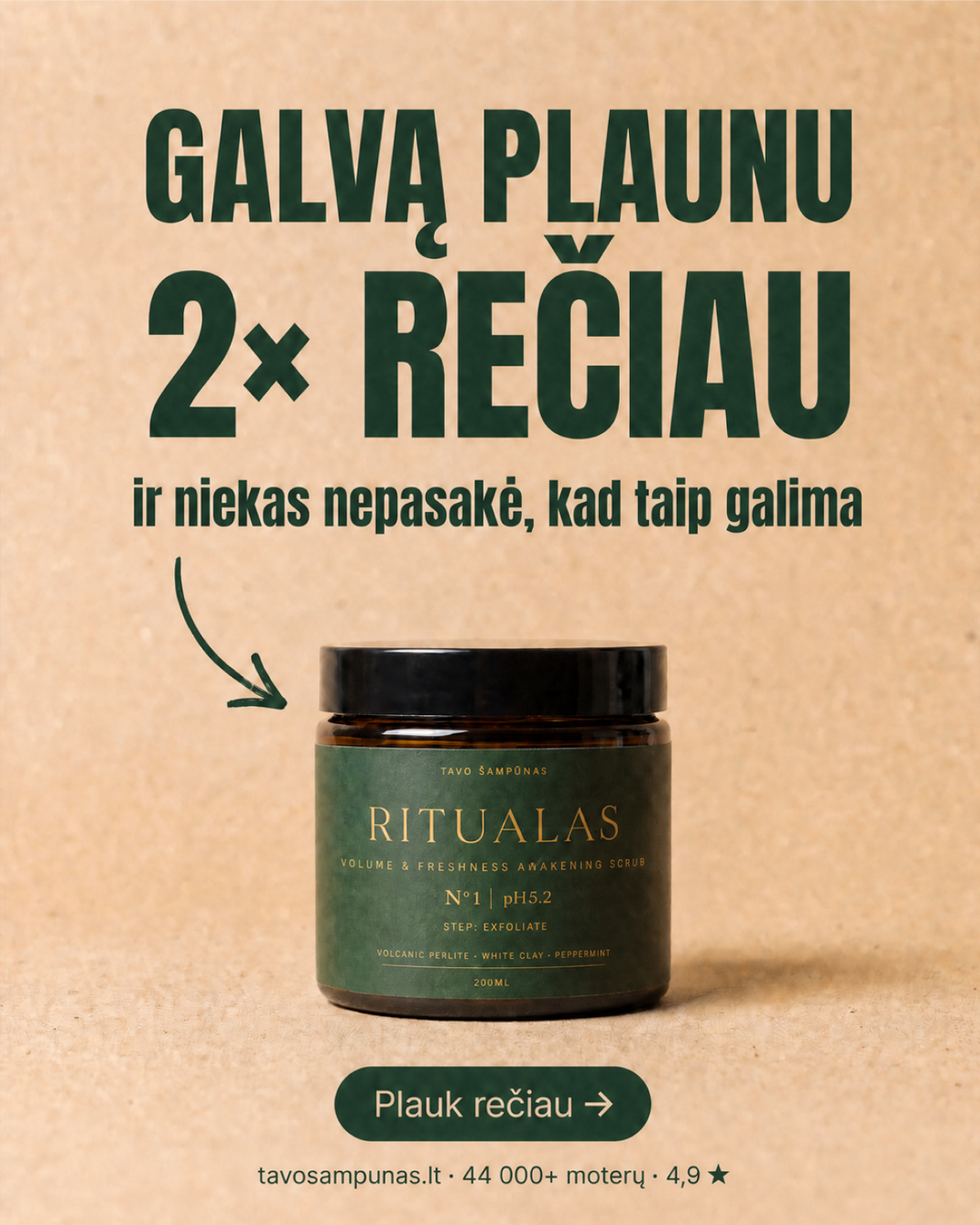 Tavo Šampūnas Facebook ad