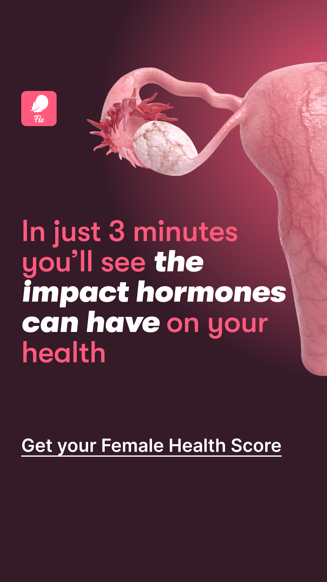 Flo Period Tracker App Facebook ad