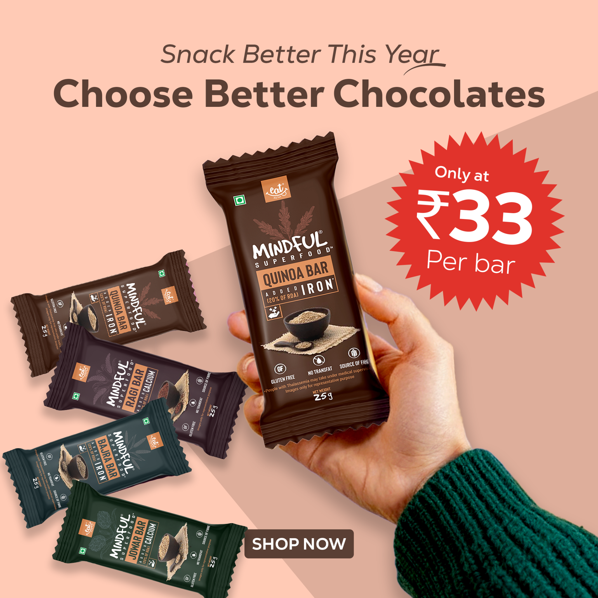 EAT Anytime Facebook ad: Love chocolate but hate the guilt?