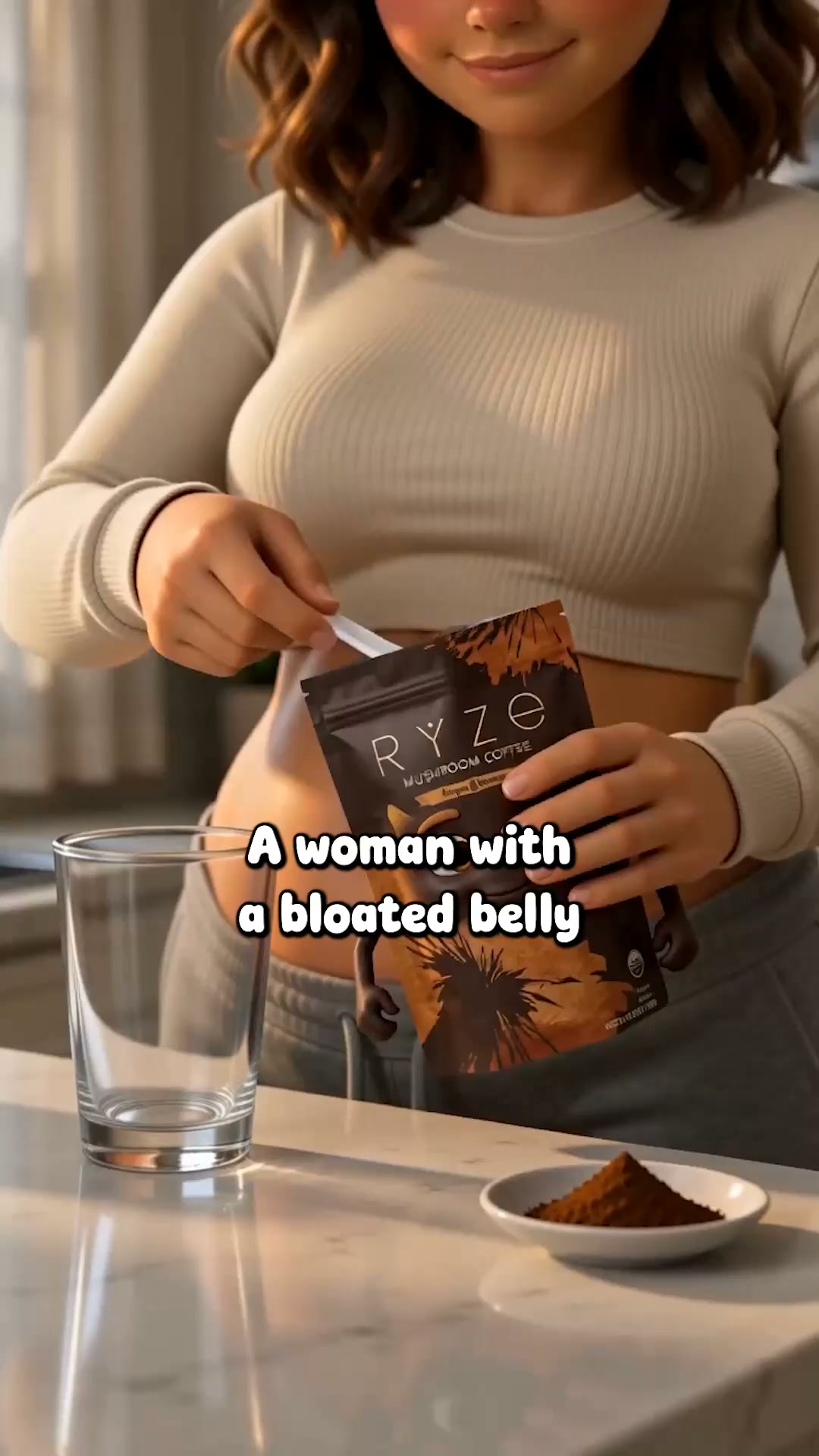 RYZE Superfoods Facebook ad: Pour Yourself a Better Cup of Coffee