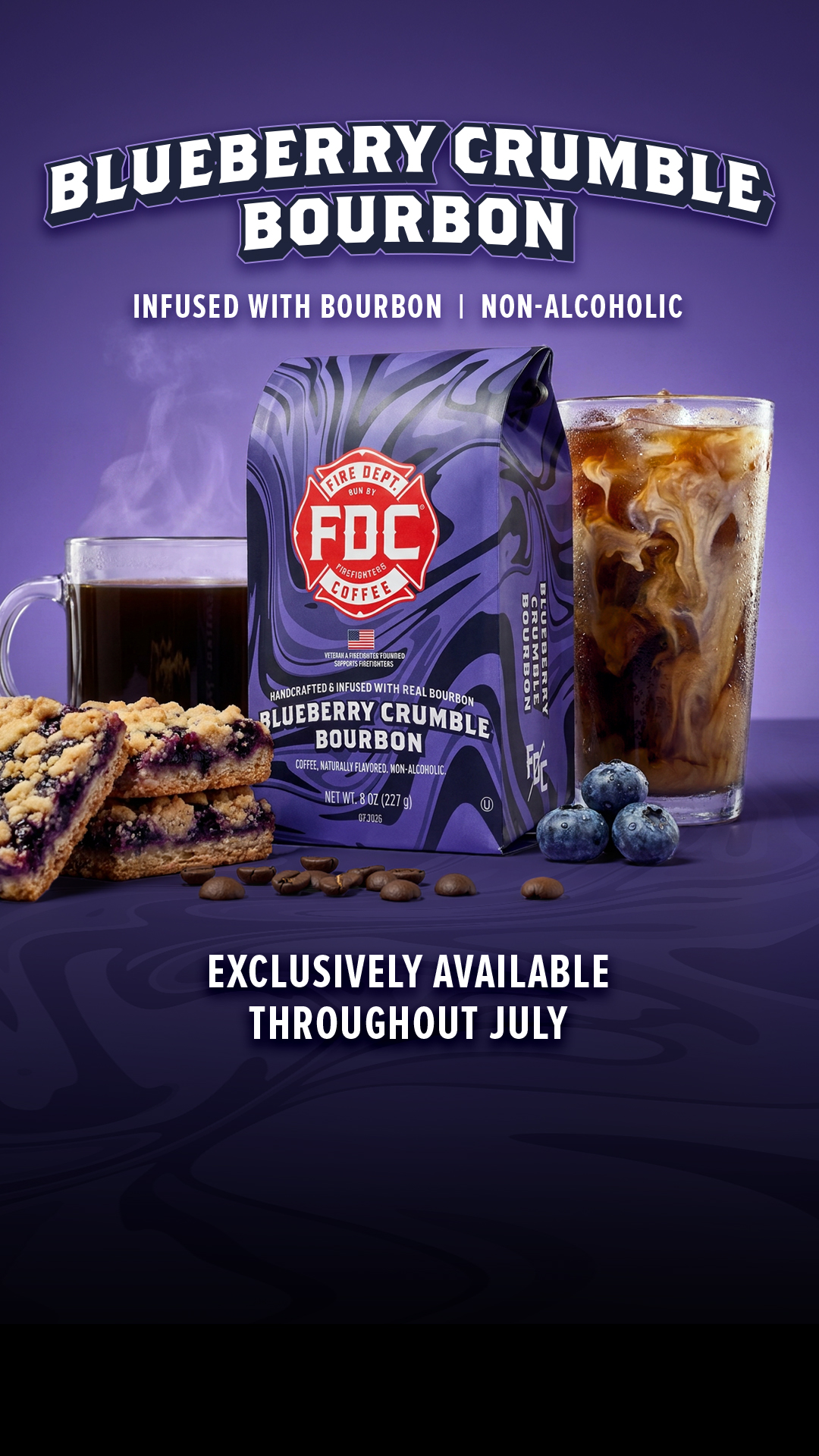 Fire Dept. Coffee Facebook ad from Jul 1, 2026