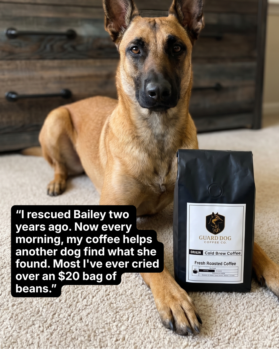 Guard Dog Coffee Co. Facebook ad