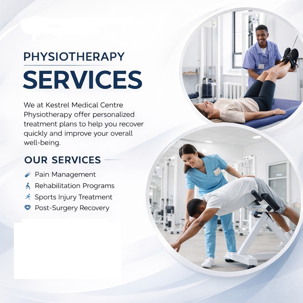 Kestrel Medical Centre Facebook ad: One-on-one assessment and tailored treatment to reduce pain…