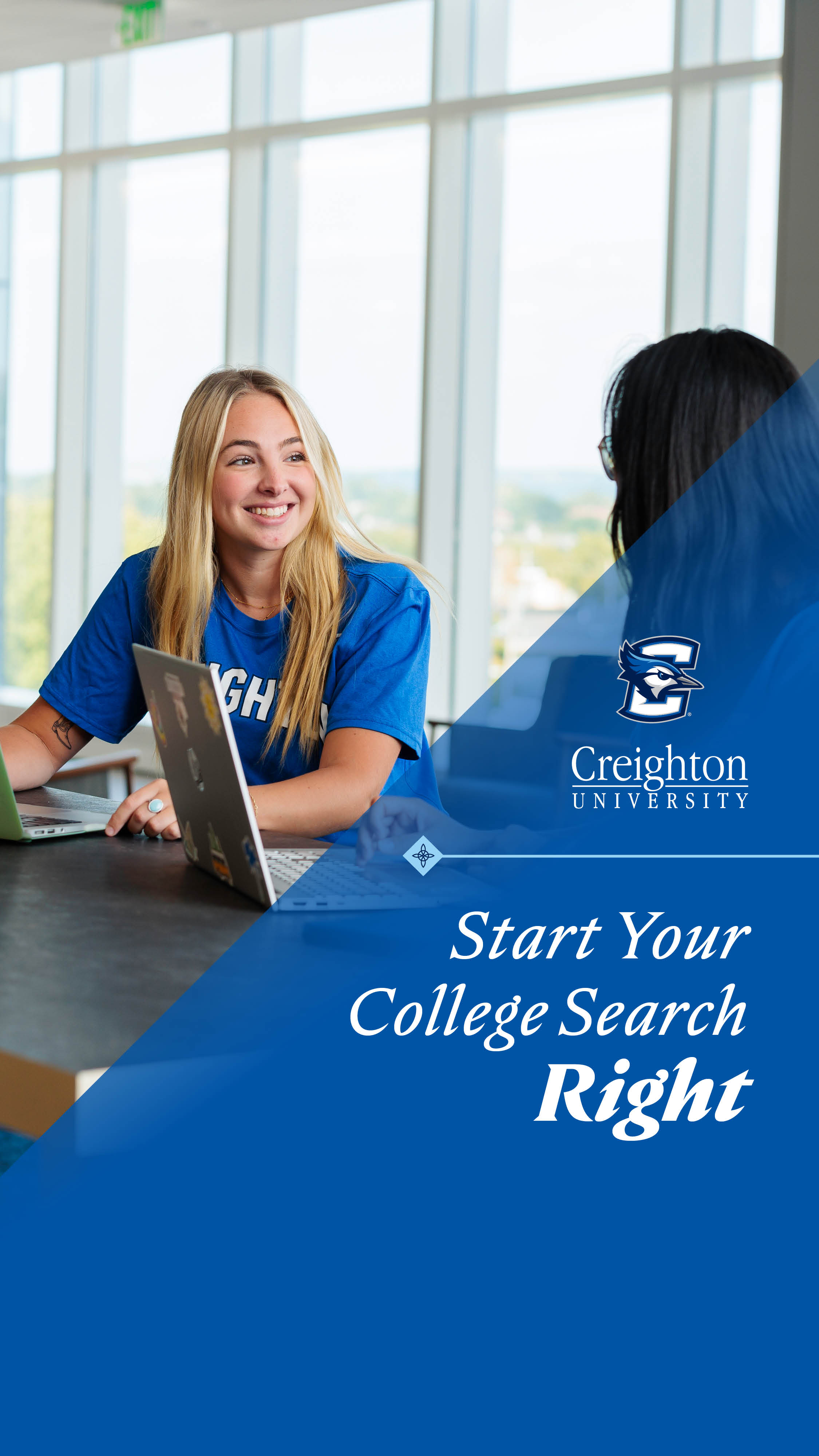 Creighton University Admissions Facebook ad from May 13, 2026