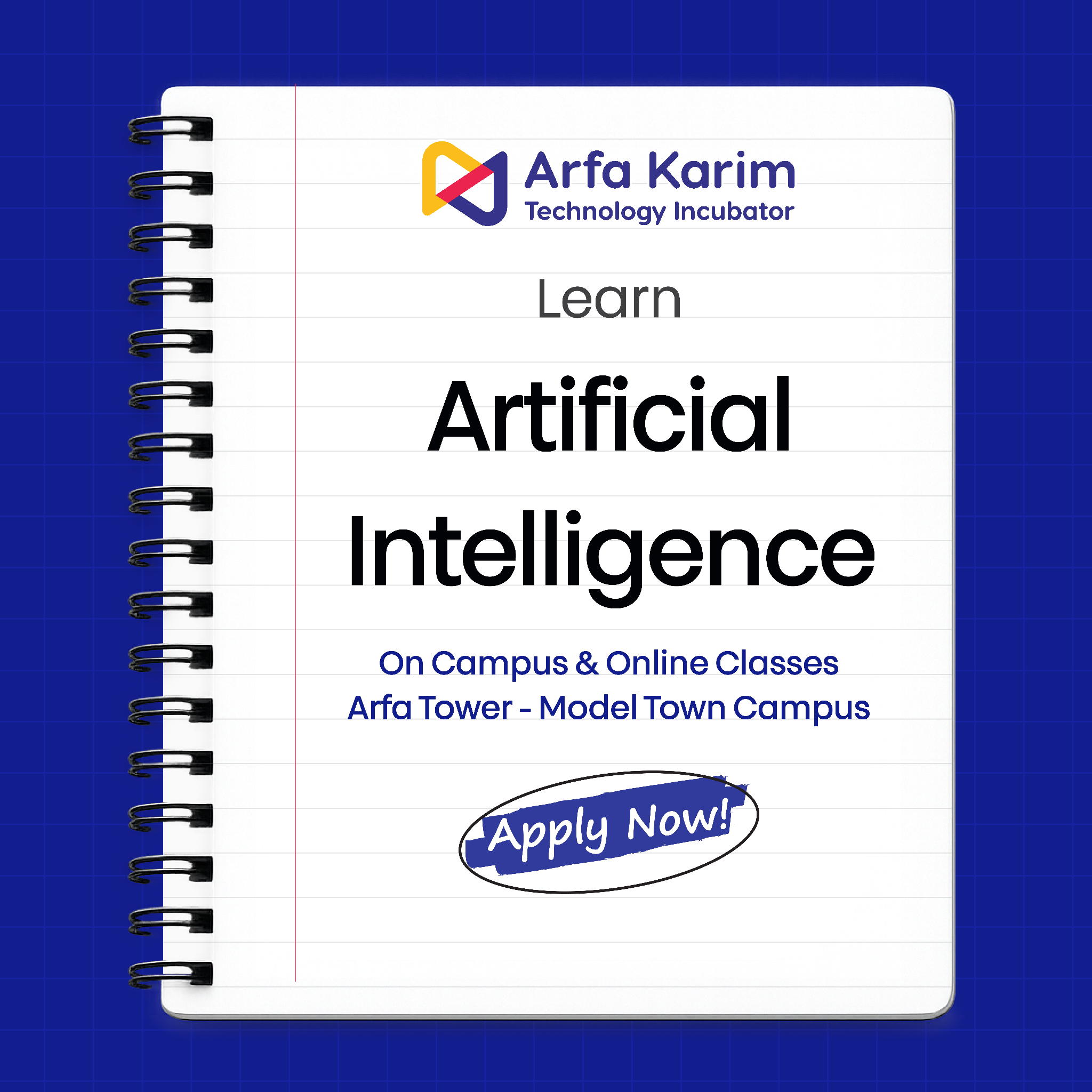 Arfa Karim Technology Incubator Facebook ad