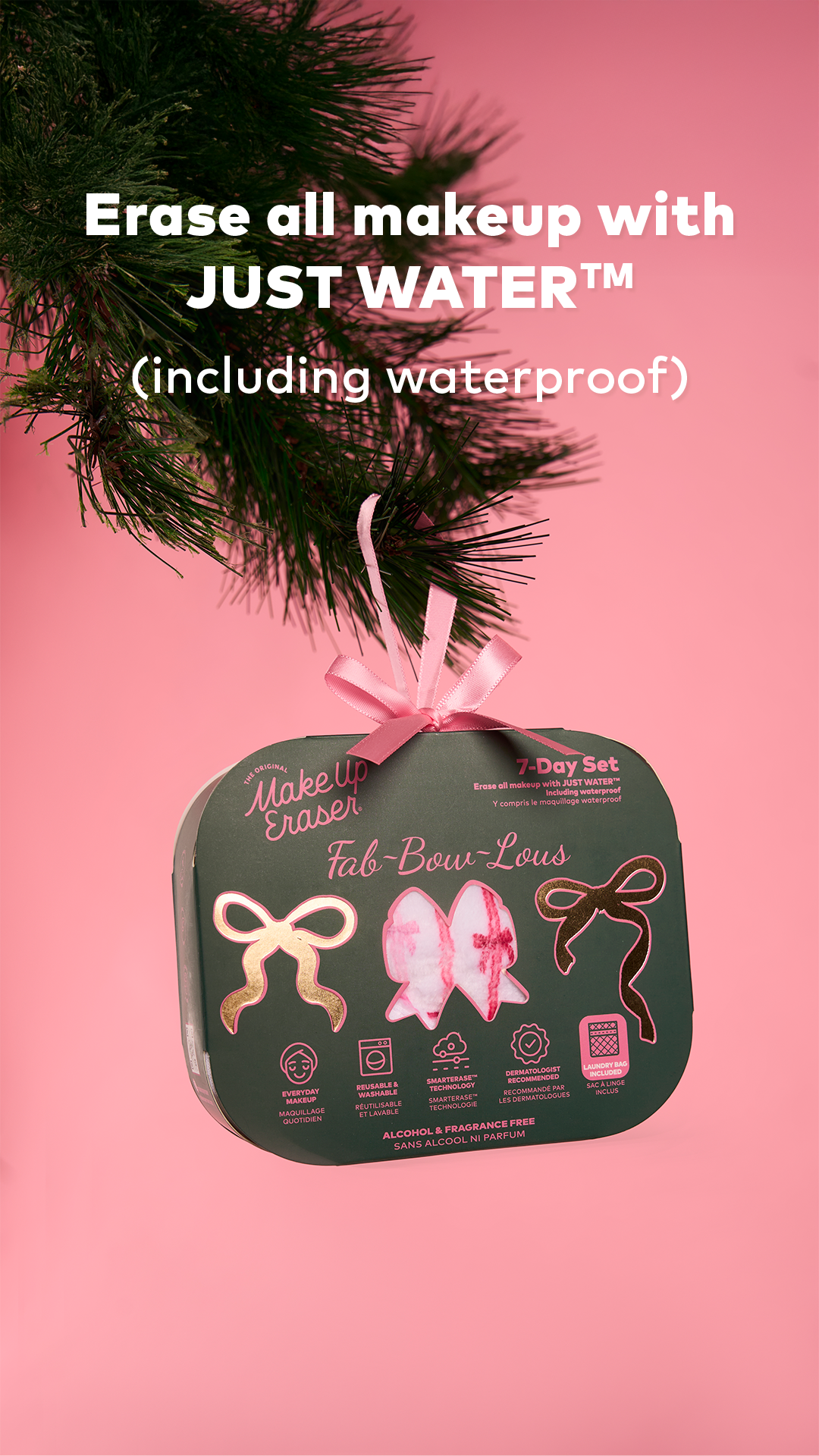 The Original MakeUp Eraser Facebook ad: Shop the bow drop