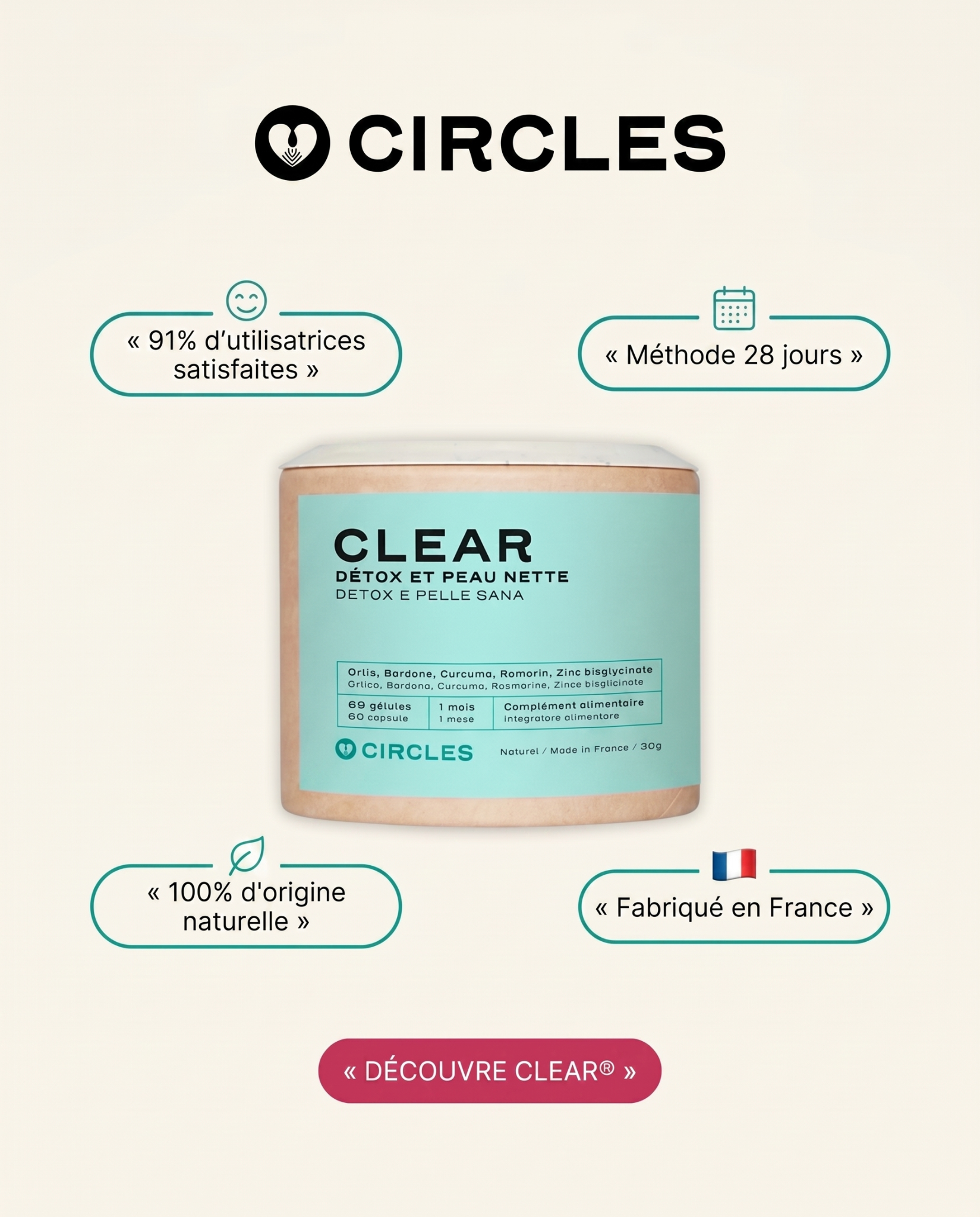 Circles Facebook ad