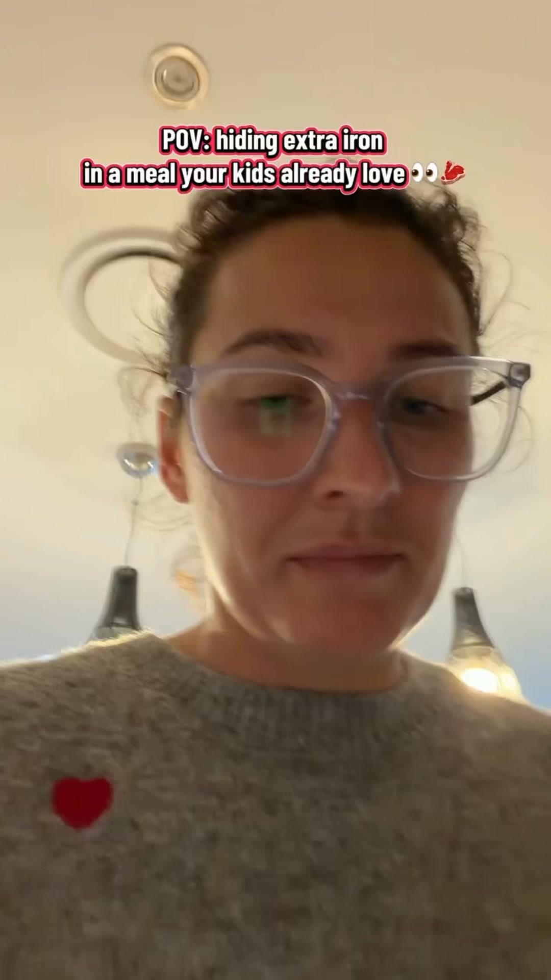 Our Cow Facebook ad: POV: Hiding extra iron in a meal your kids already love