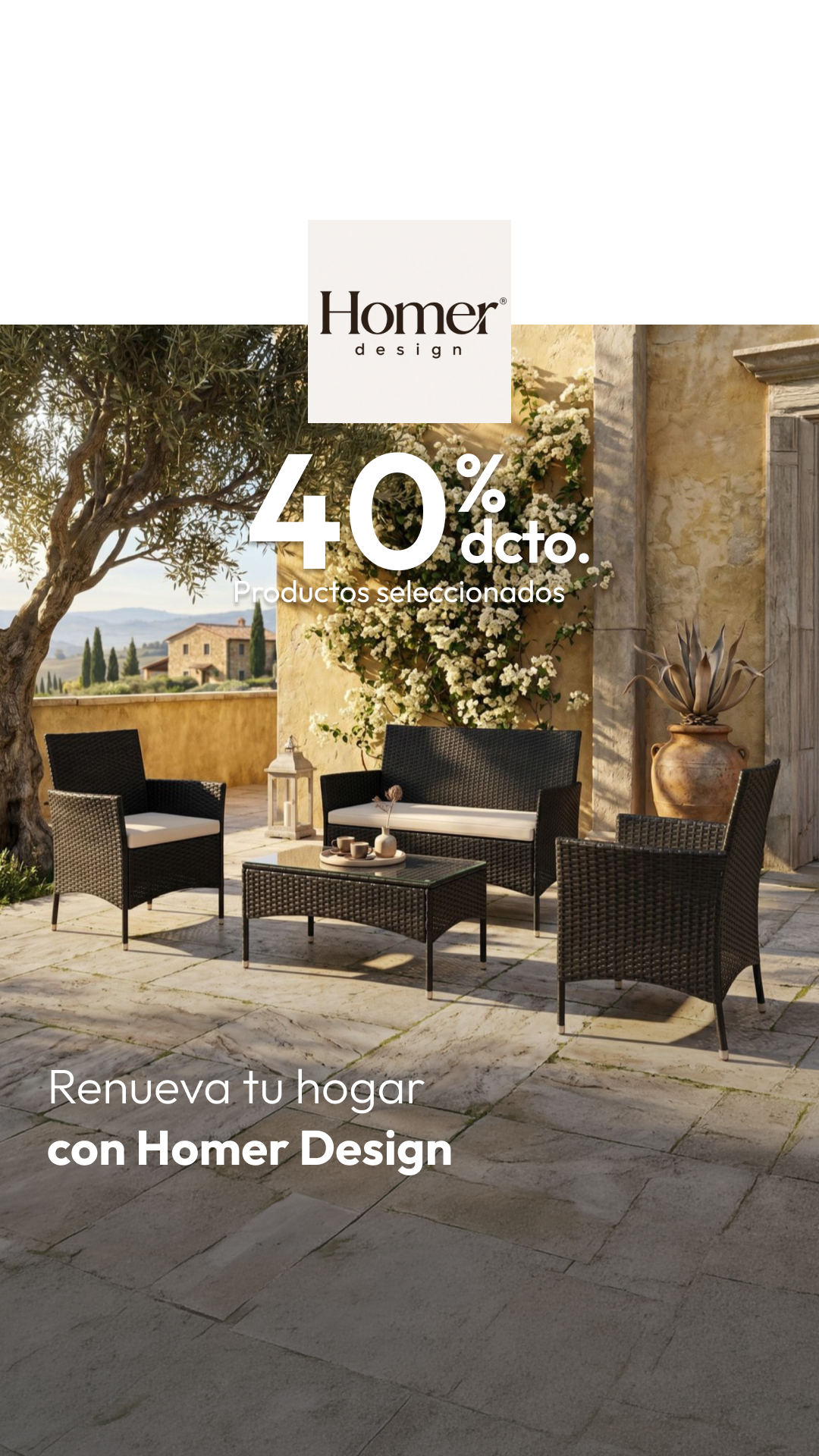Falabella Facebook ad: Escritorio forma L