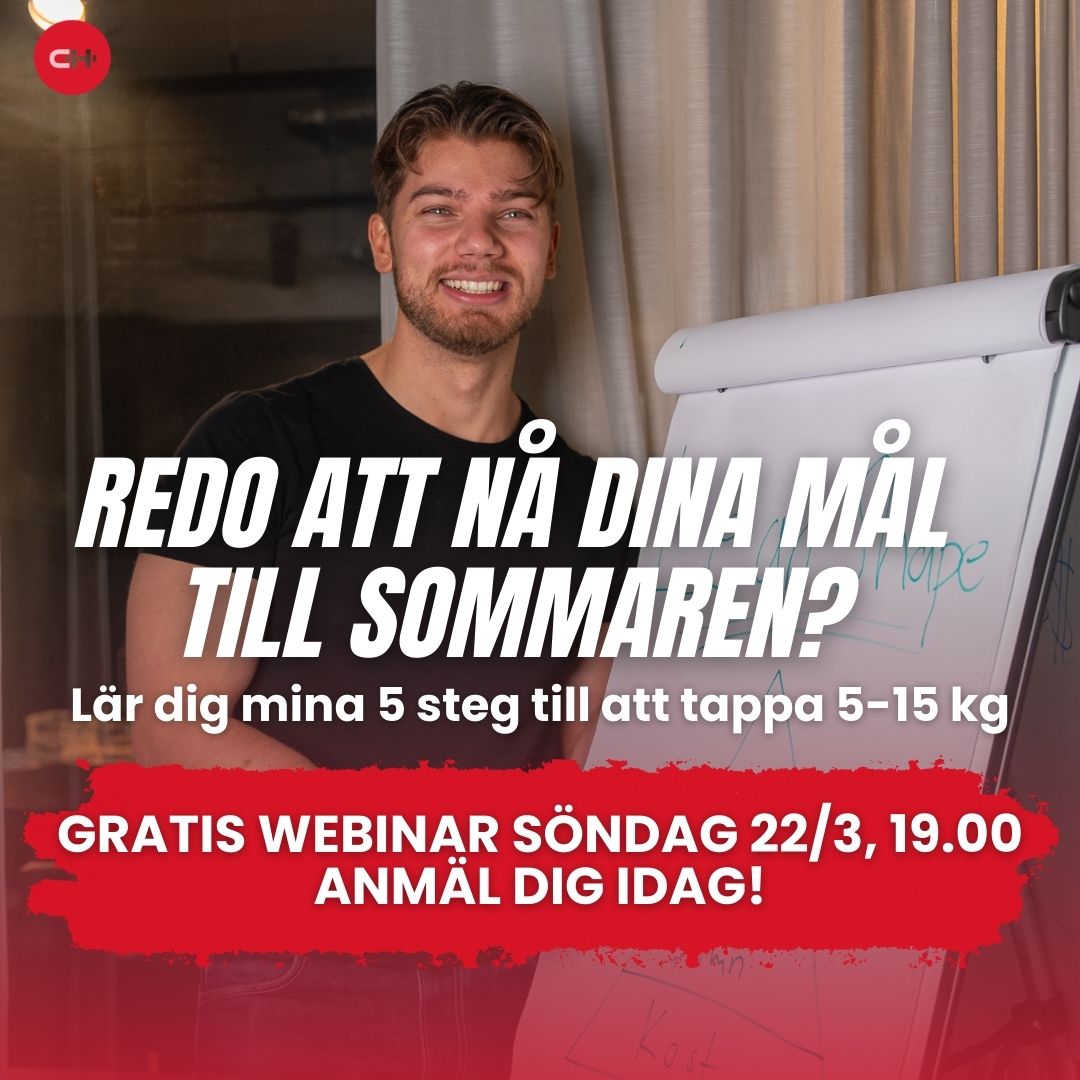 Carl Hammargren Online Coach Facebook ad
