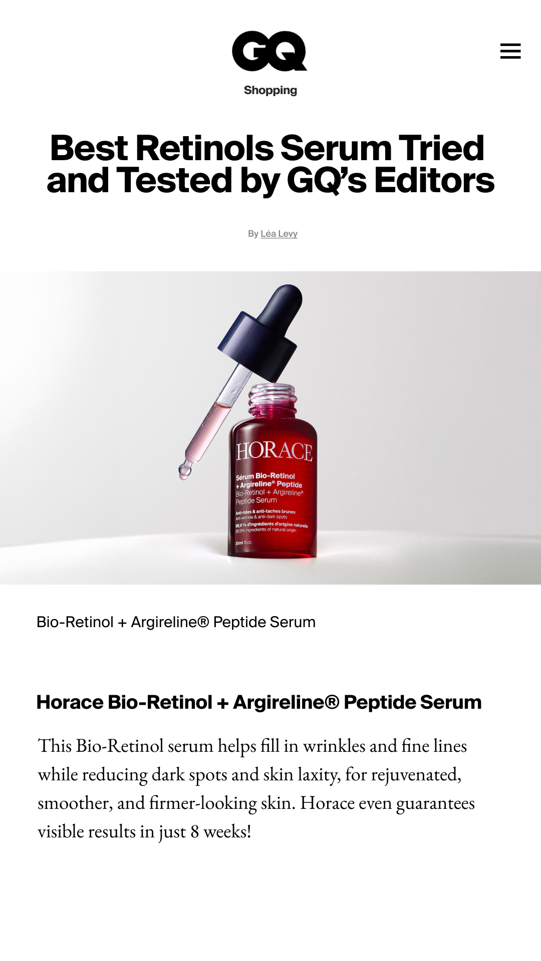 Horace Facebook ad