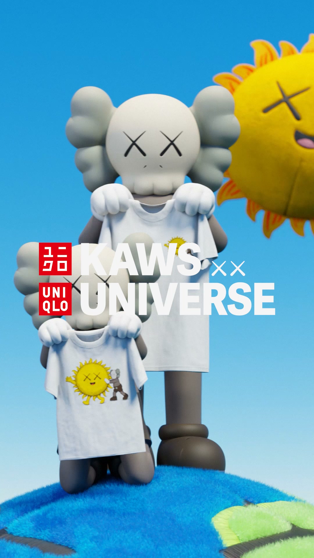 Uniqlo Indonesia Facebook ad: Say hello to the newest characters of KAWS…