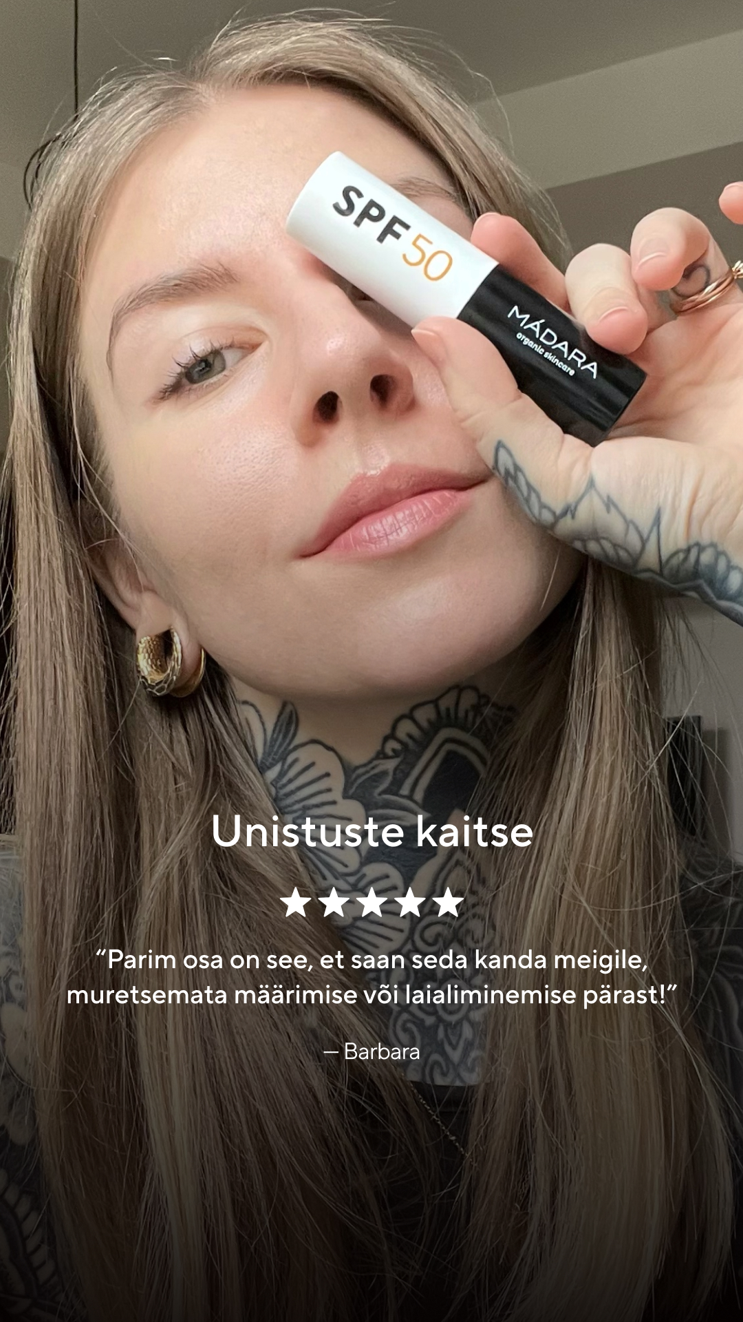 Mádara Organic Skincare Facebook ad