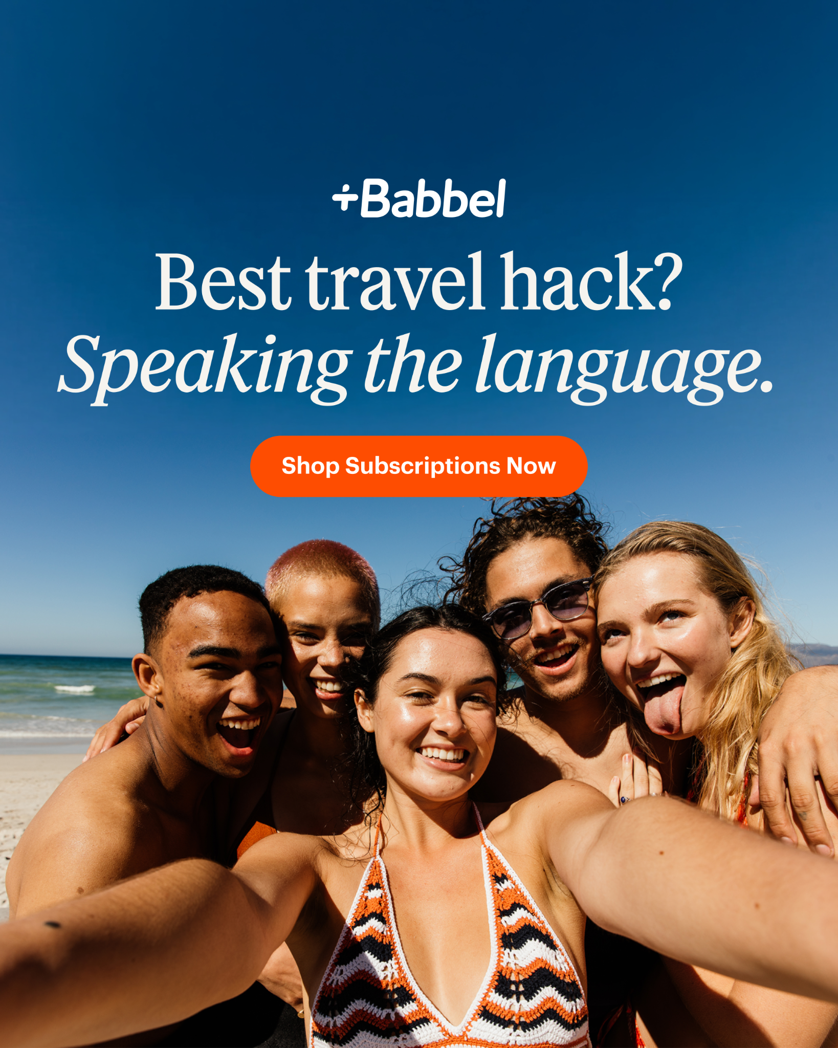 Babbel Facebook ad
