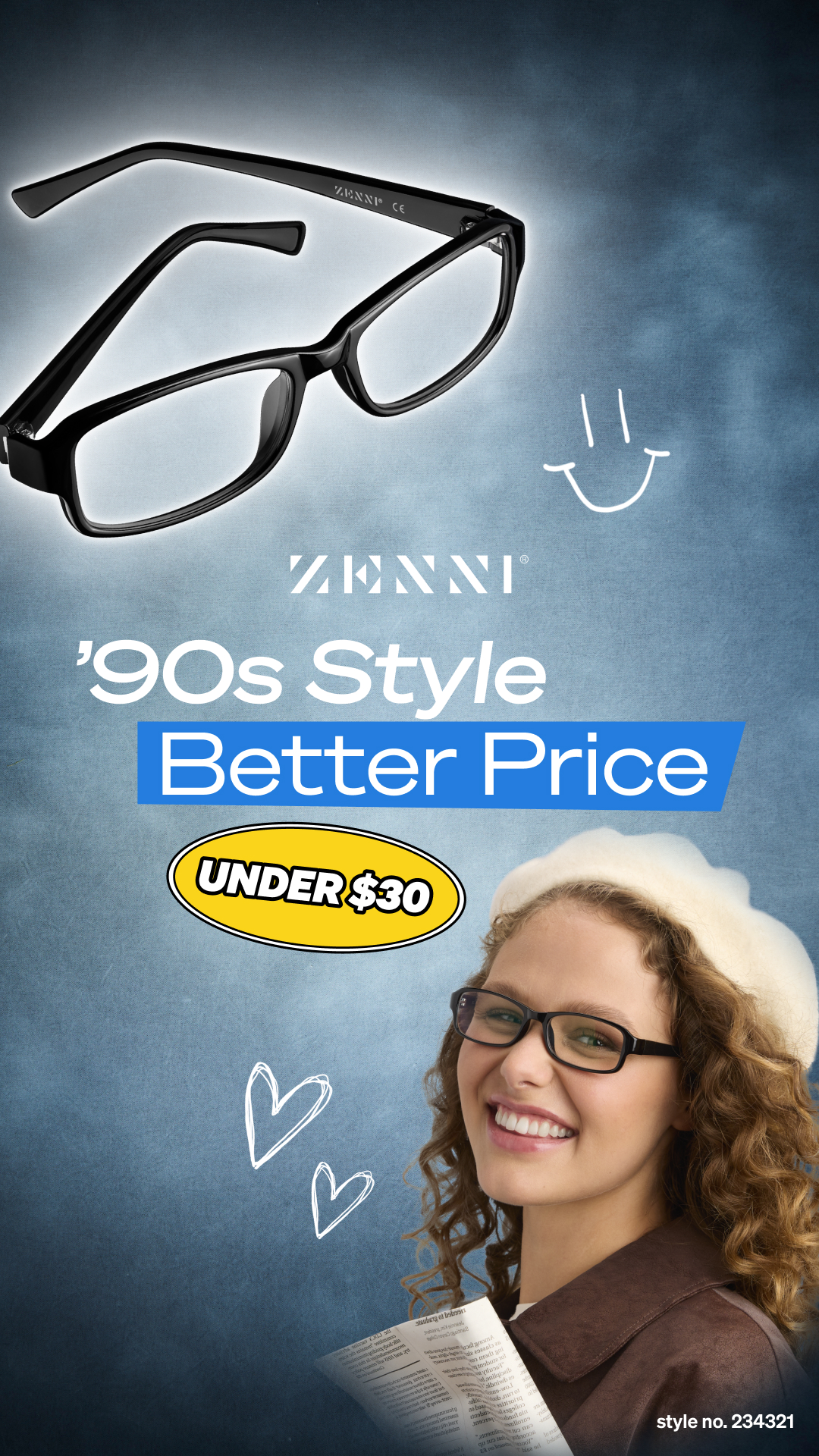 Zenni Optical Facebook ad