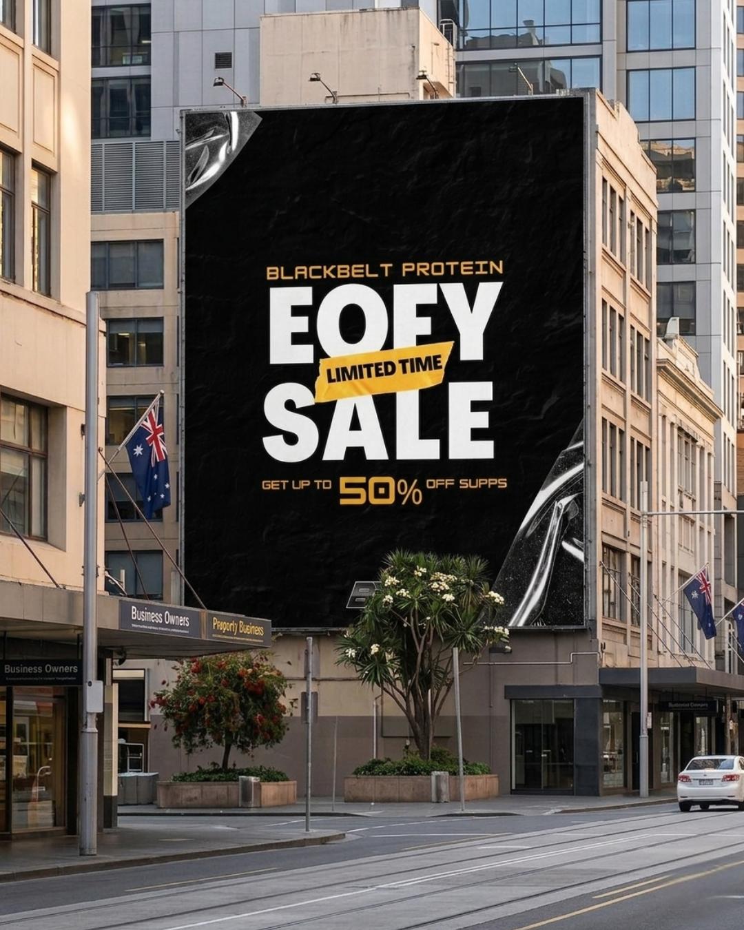 BlackBelt Protein Facebook ad