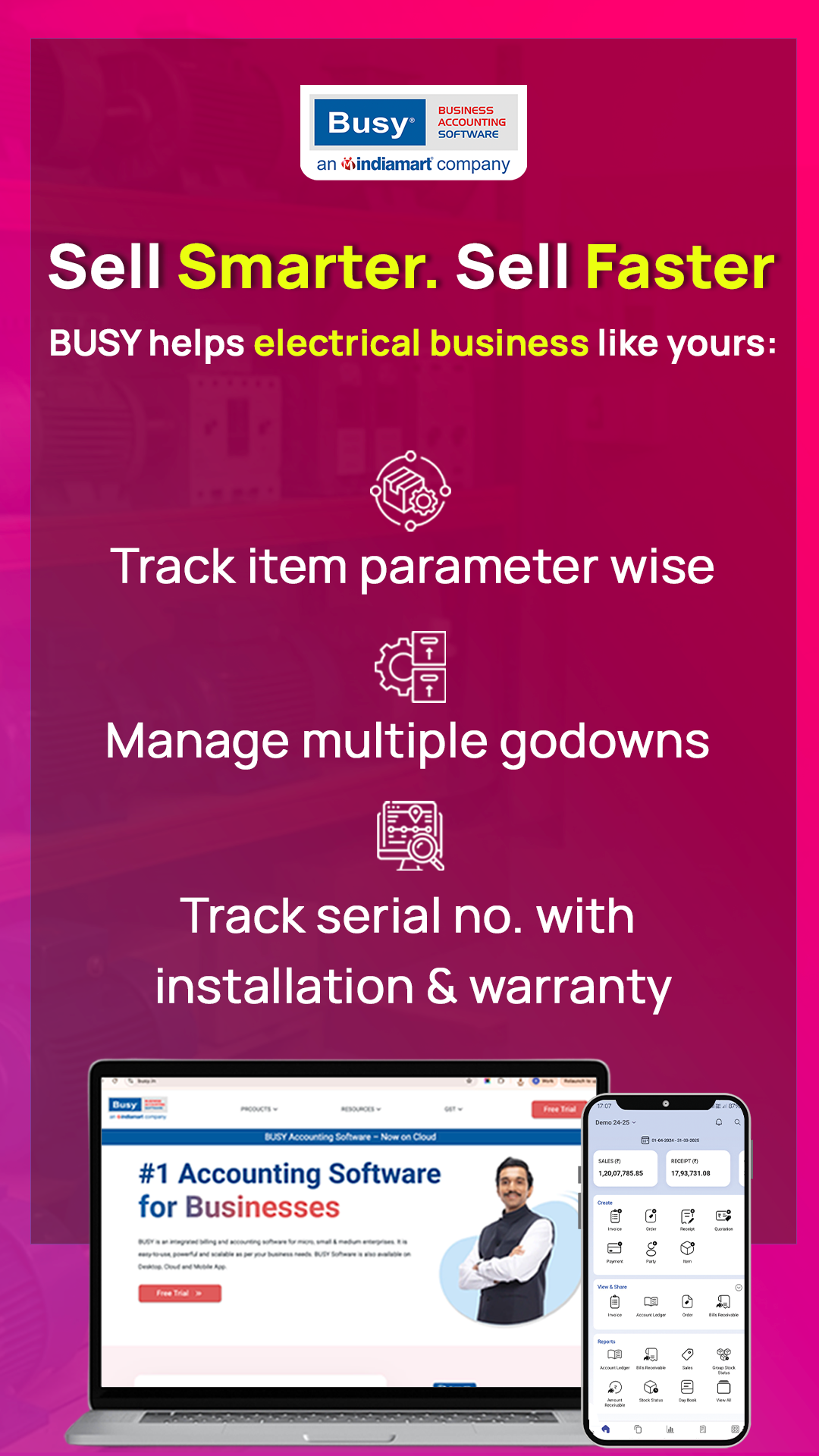 Busy Accounting Software Facebook ad