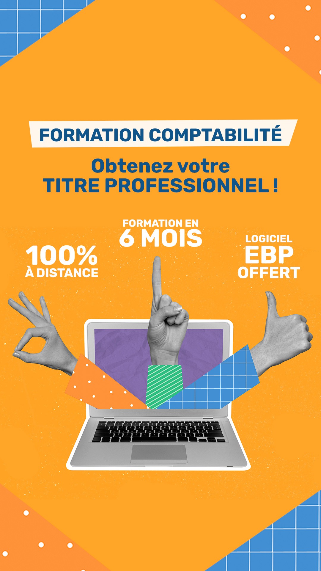 Centre Européen de Formation Facebook ad: Diplôme Comptabilité