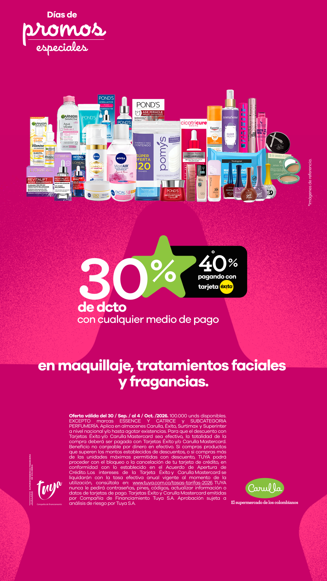 Carulla Facebook ad: ¡Qué gran descuento hoy!