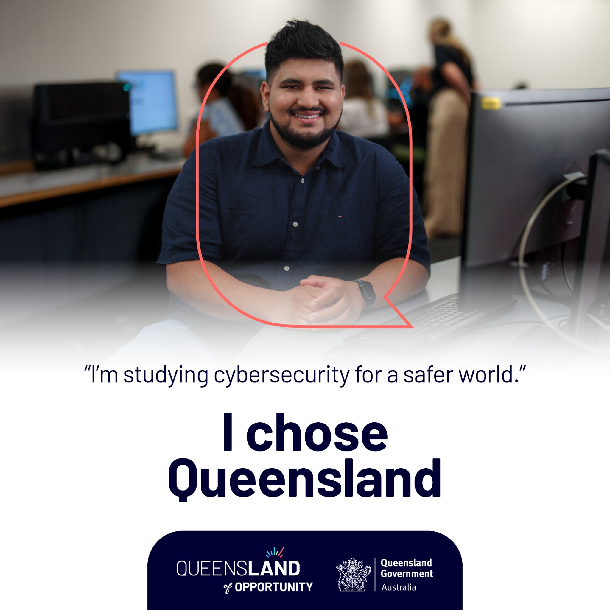 Study in Queensland Facebook ad