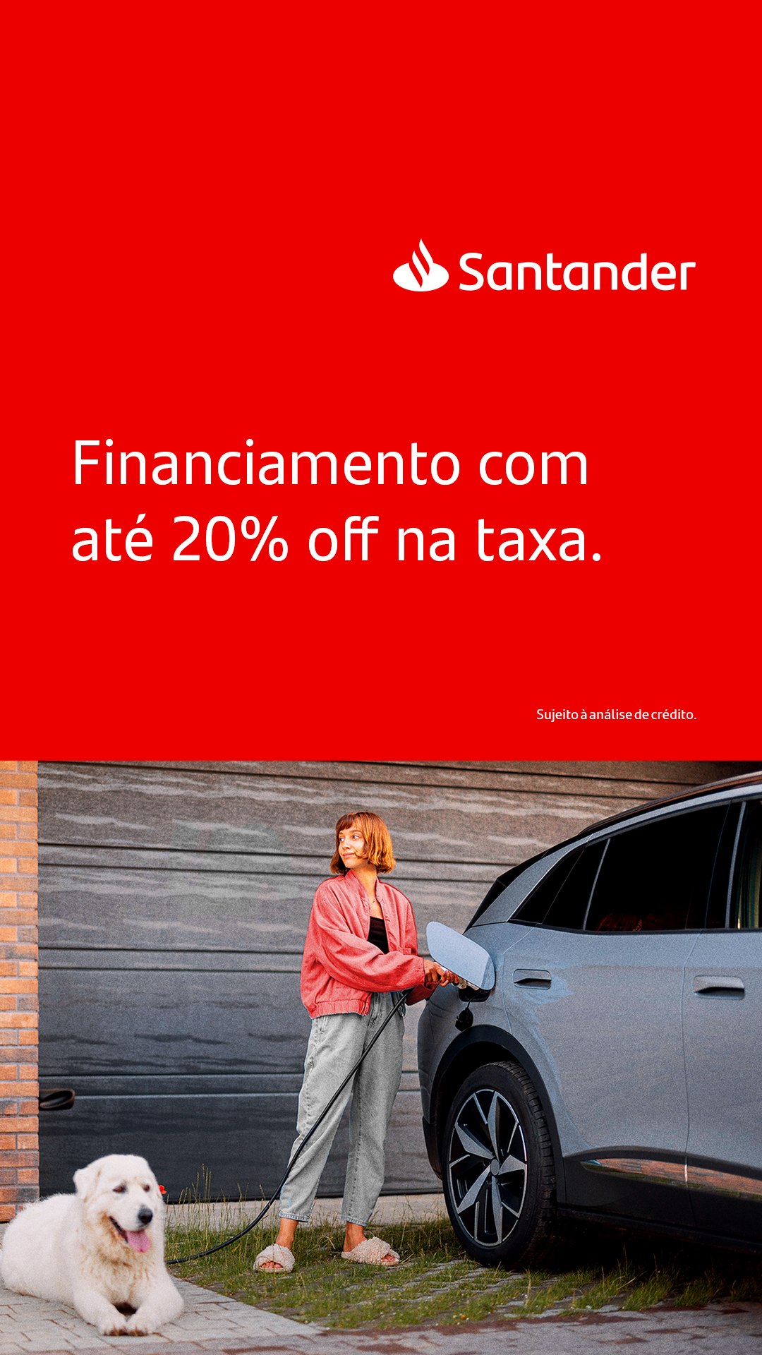 Santander Brasil Facebook ad