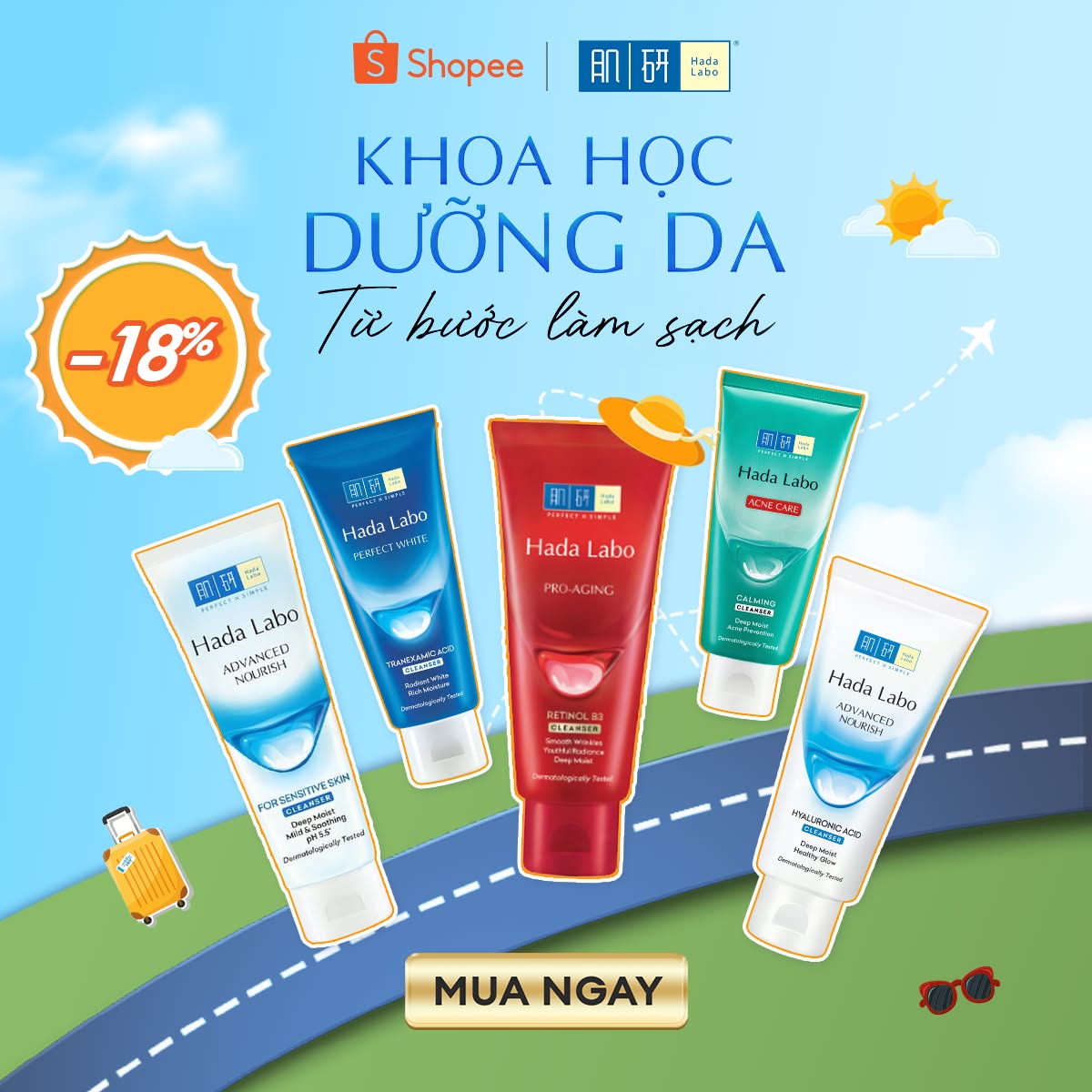 Hada Labo Facebook ad