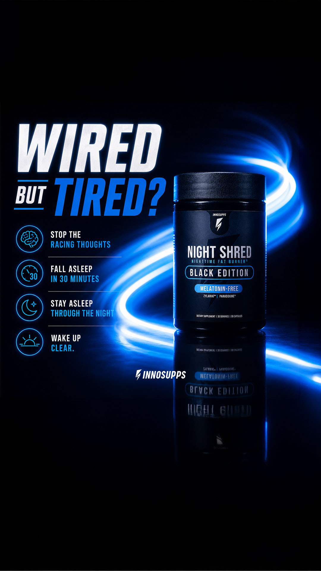 Inno Supps Night Shred Facebook ad