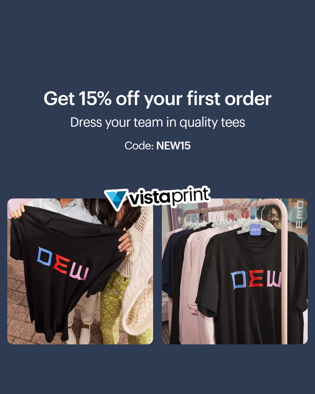 VistaPrint Facebook ad