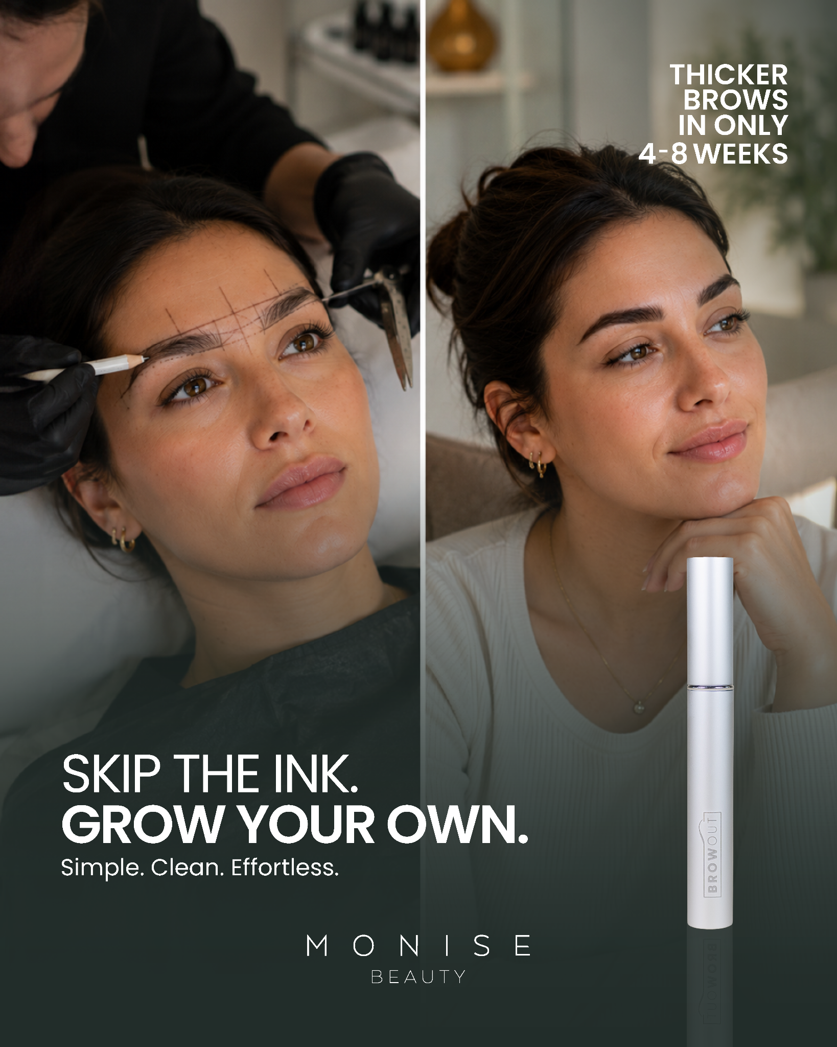 Monise Beauty Facebook ad: Before You Commit To The Ink, Read This