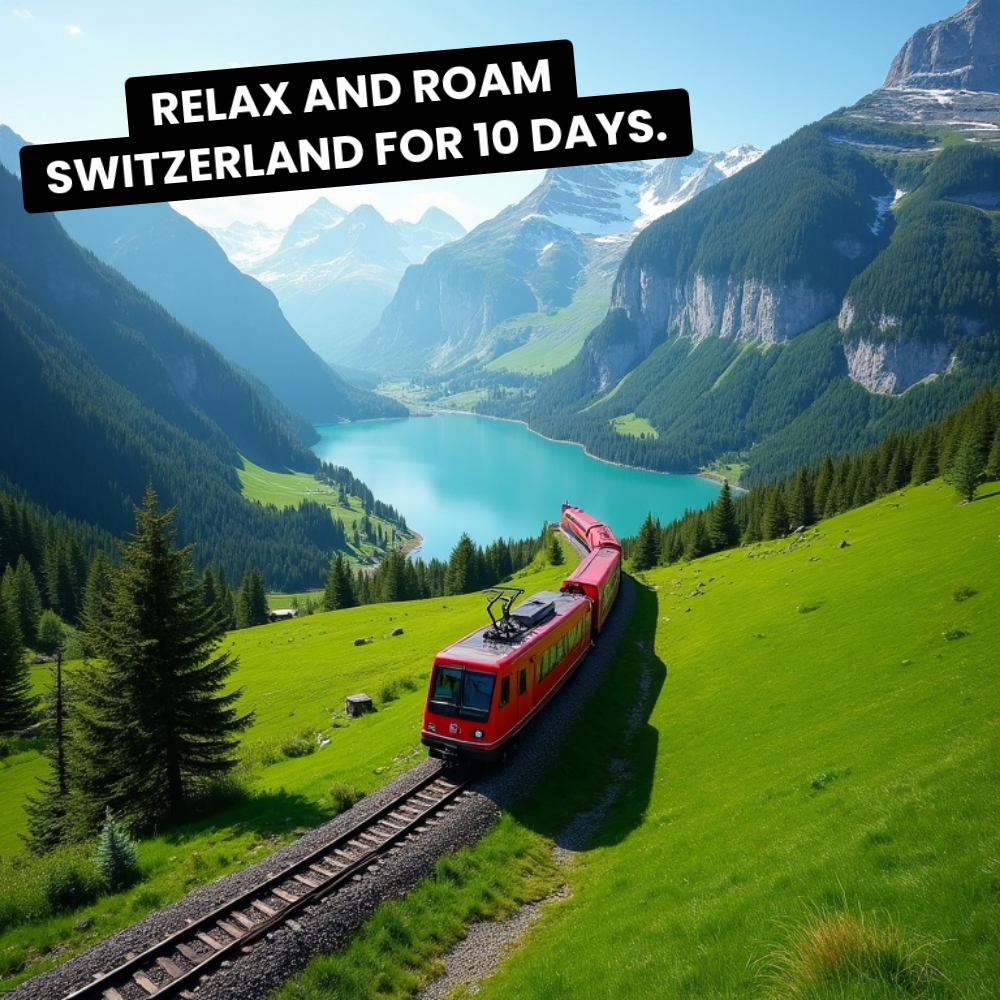 Insights Board Facebook ad: 10 Day Switzerland Tour Packages.