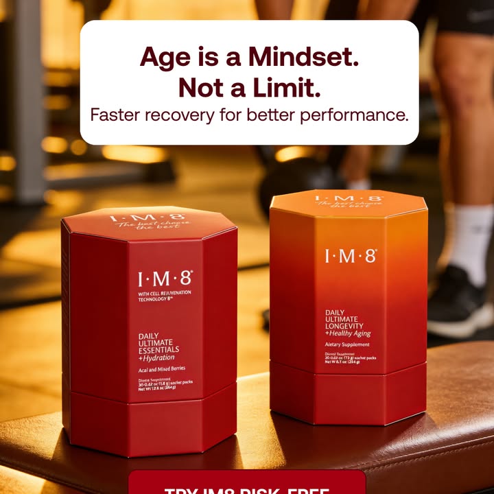 IM8 Global Facebook ad: The Beckham Stack: Nutrition Meets Longevity