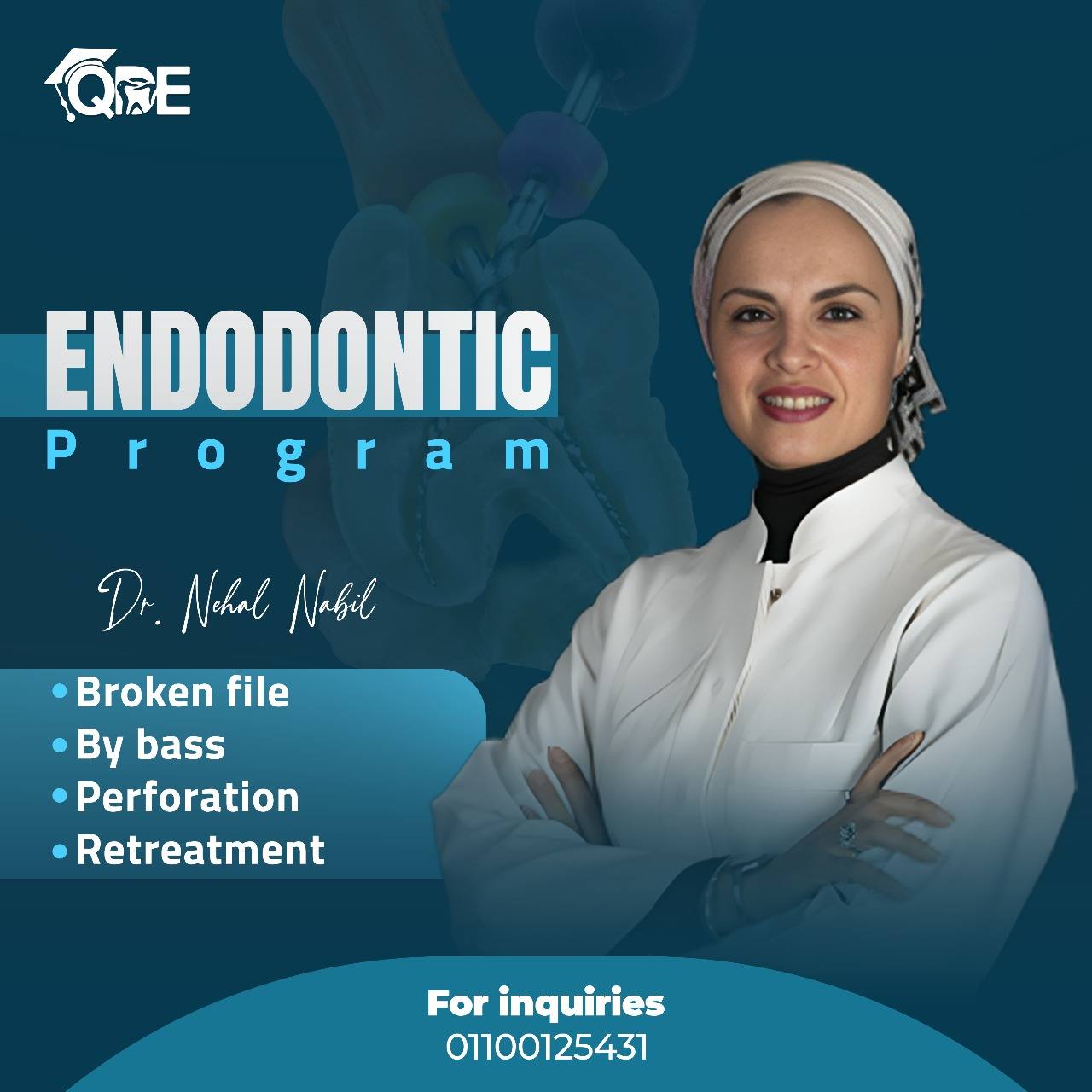 QDE Training Academy Facebook ad: فرصة قوية لكل دكاترة الأسنان!