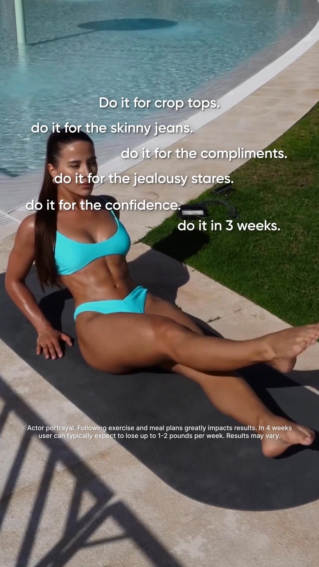 Tori Repa Facebook ad: 24/7 Personal Trainer in App.