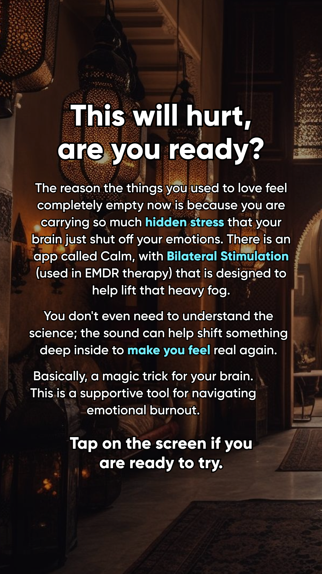 Calm Facebook ad