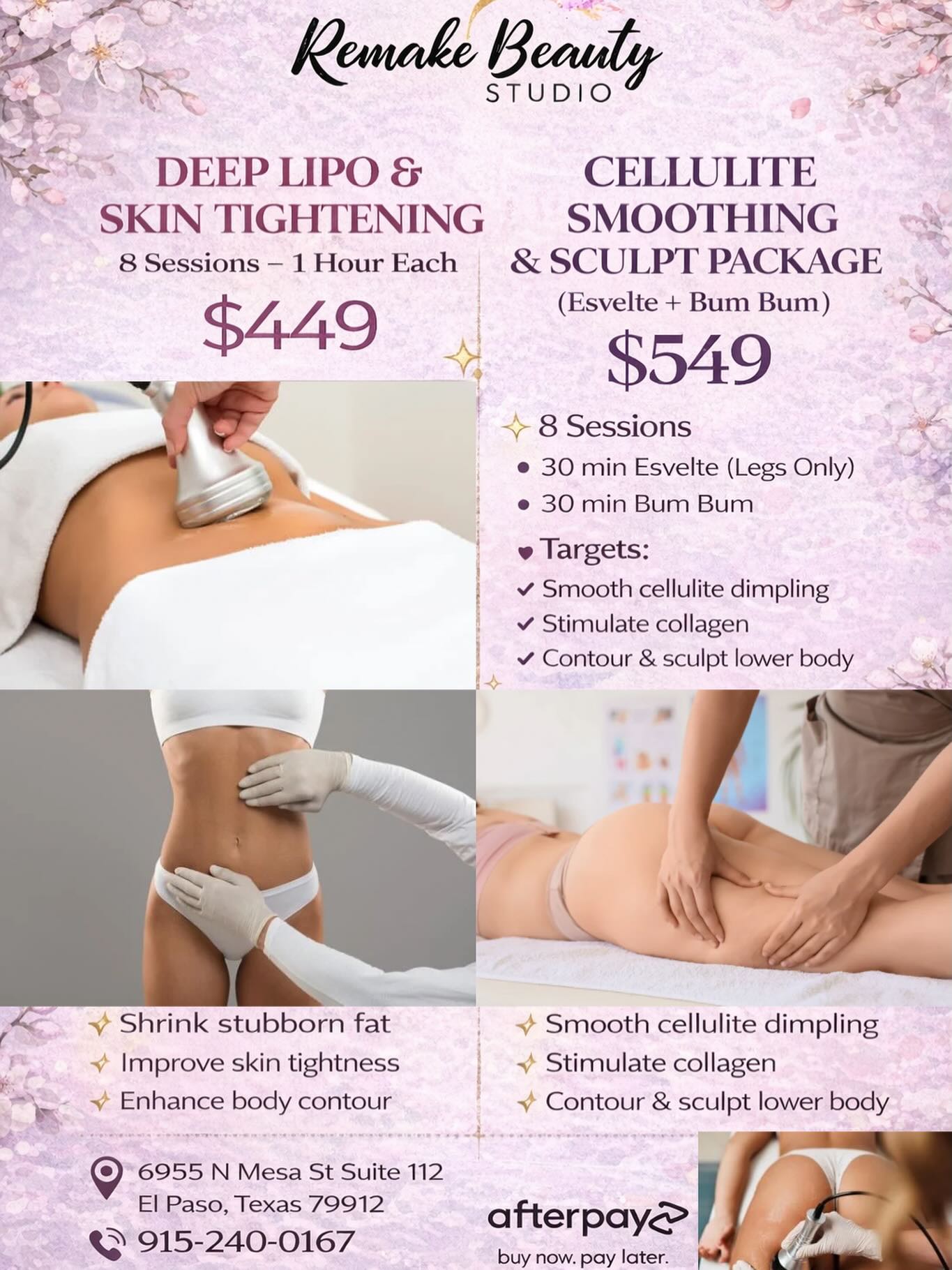 Remake Beauty Studio El Paso Facebook ad