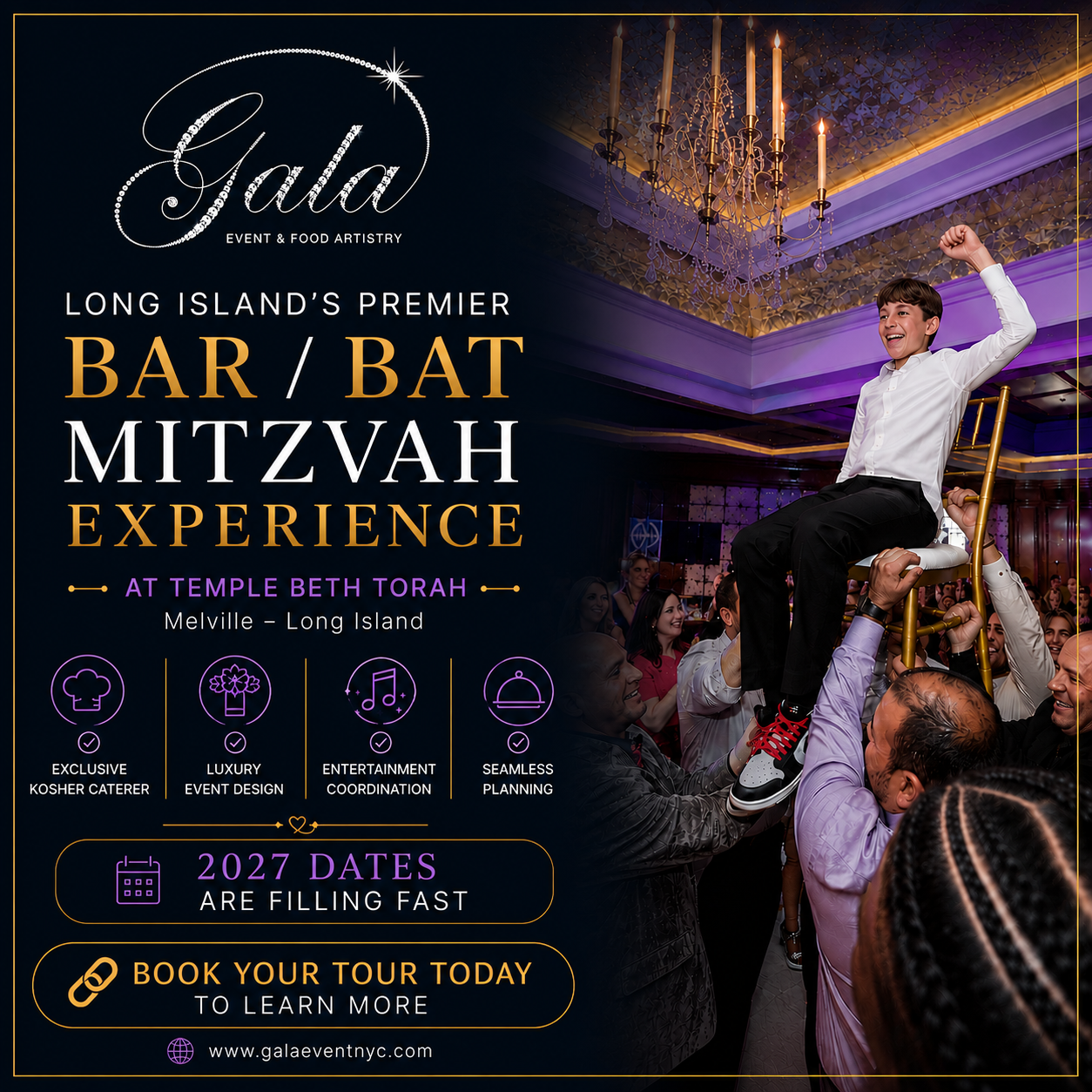 Gala Event & Food Artistry Facebook ad