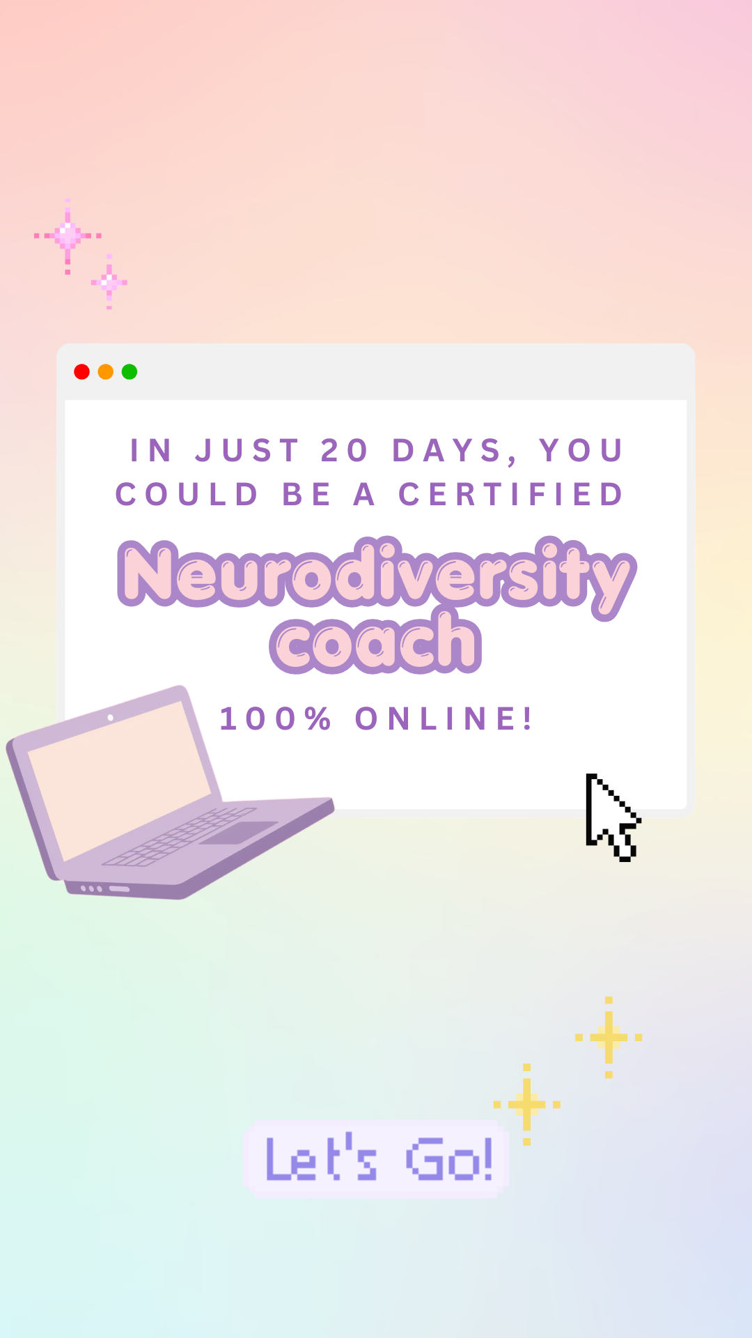 Efficient Coach Facebook ad: Neurodiversity Coach Course