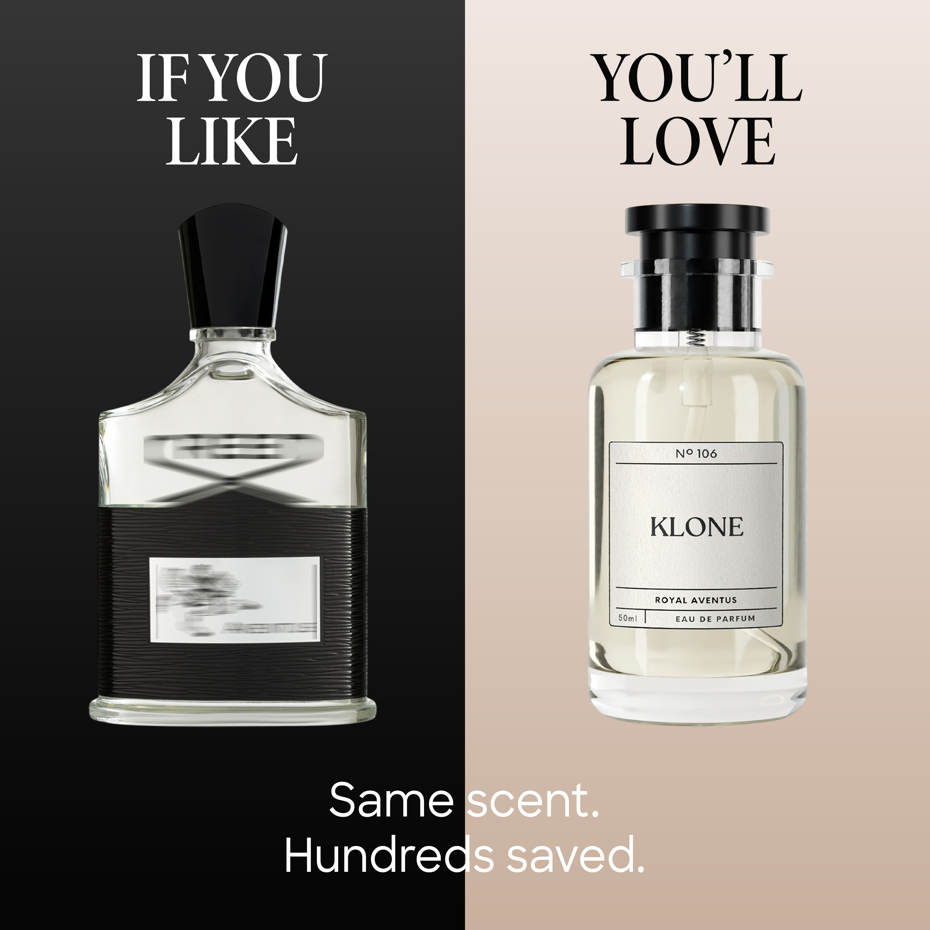 Klone Scents Facebook ad