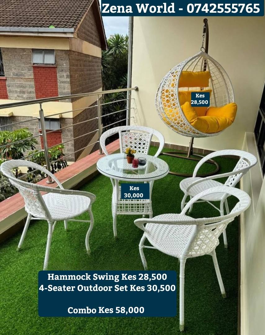 Zena Furniture Facebook ad: Transform your garden, balcony, or patio into a…