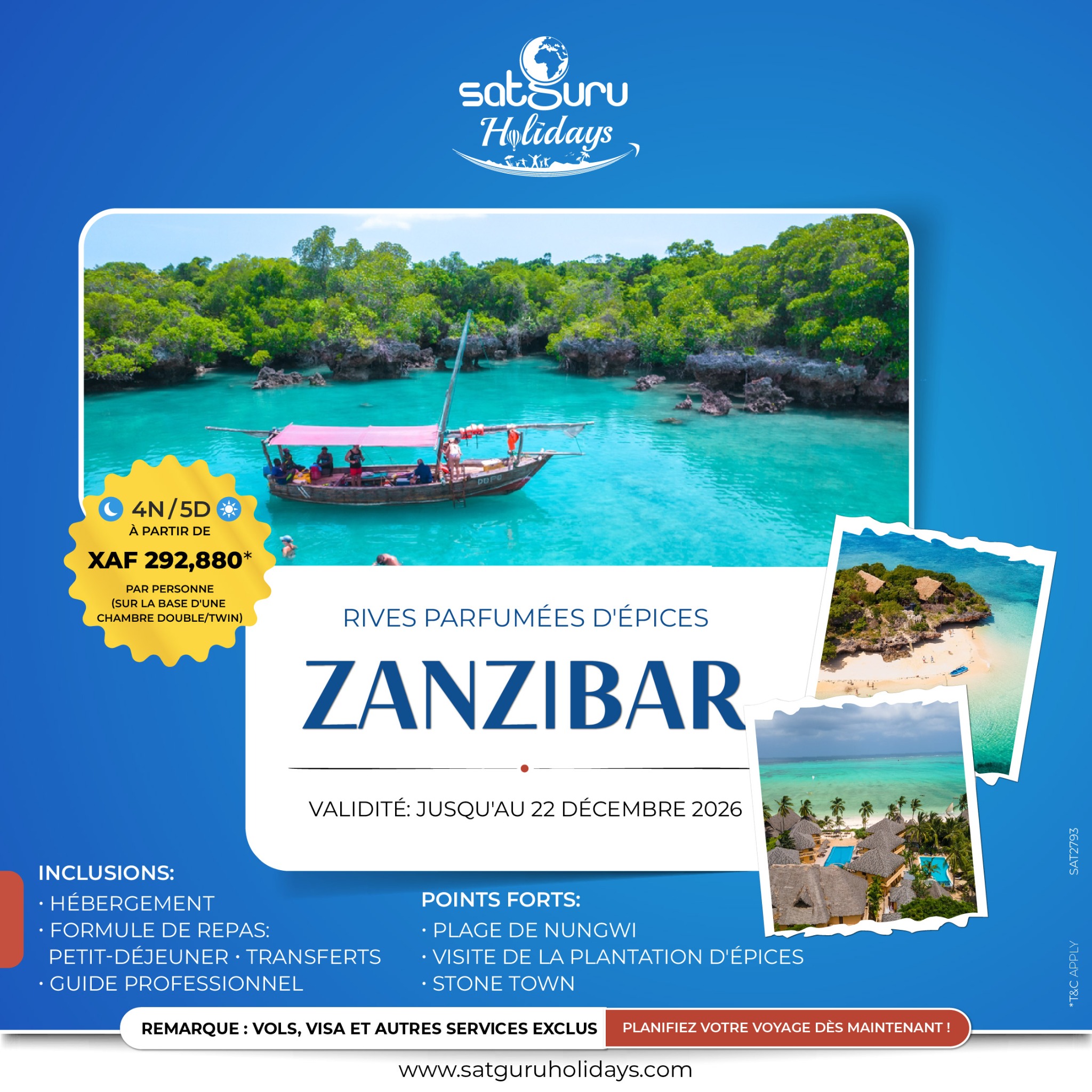 Satguru Travel Cameroon Facebook ad: ππππππ ππππππππ ππ πΓππ!