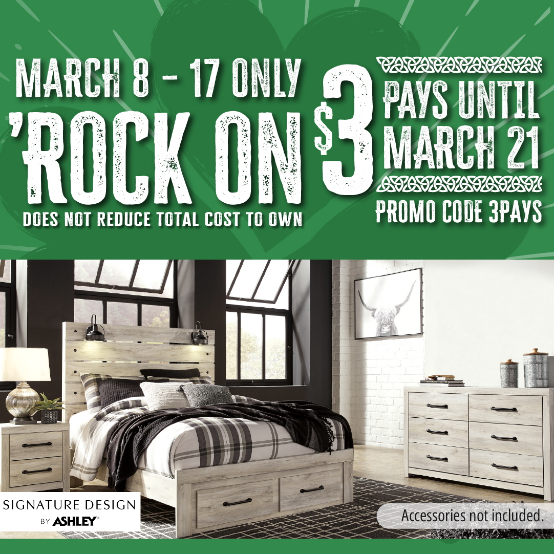 Rent-A-Center Facebook ad: $3 pays your first week