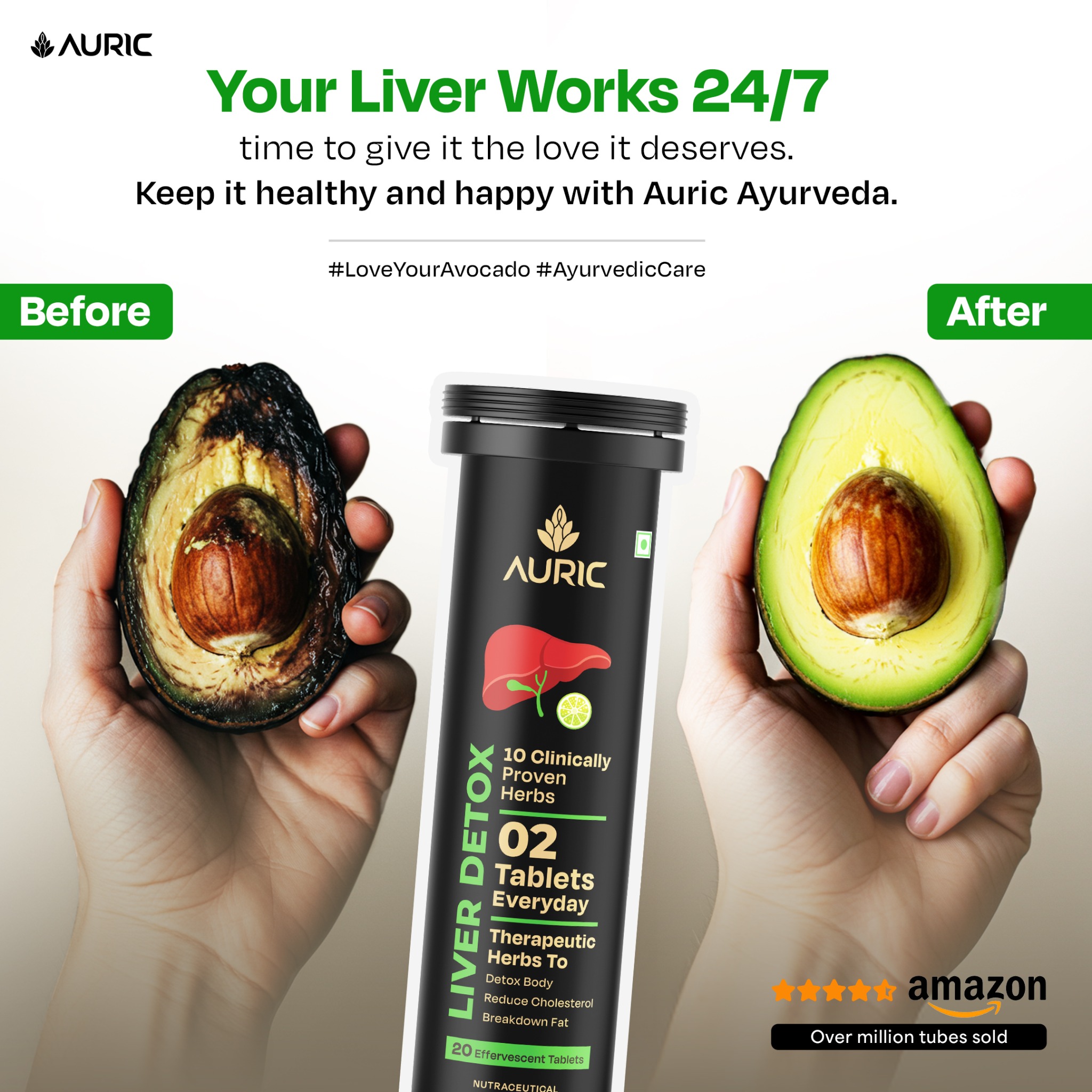 drinkauric.us Facebook ad