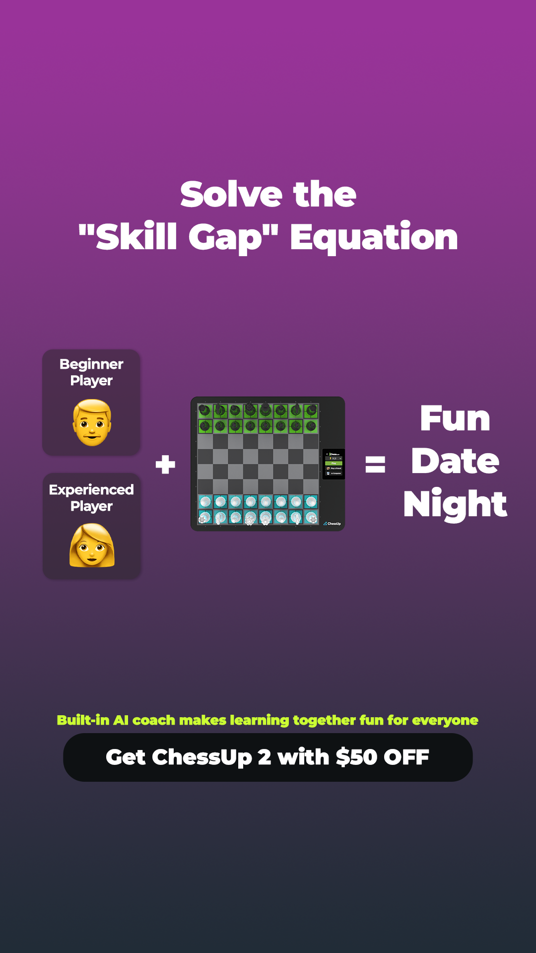 ChessUp Facebook ad