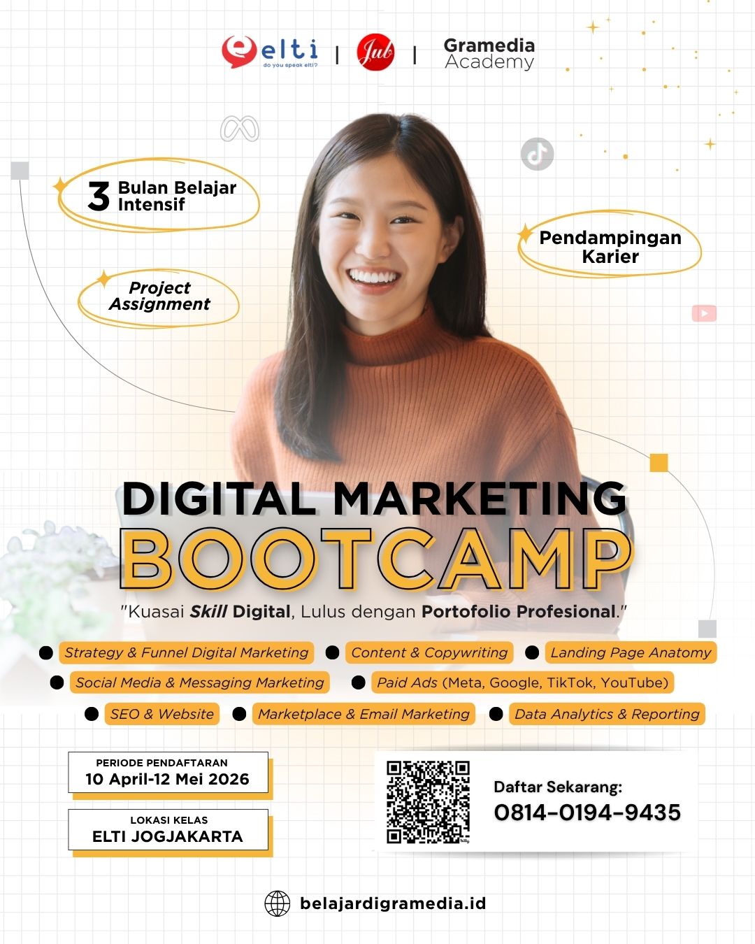 People.Development Facebook ad: Saatnya kamu menguasai Digital Marketing dan mempraktikkan…